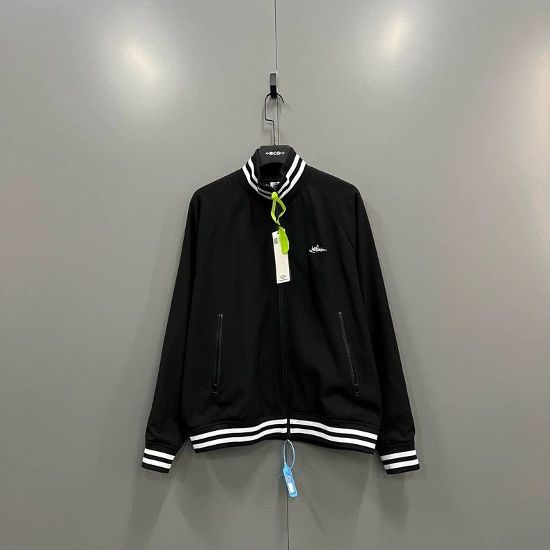 Loro Piana LORO PIANA Black and white embroidered logo coat Size L / US 10 / IT 46 - 1 Thumbnail