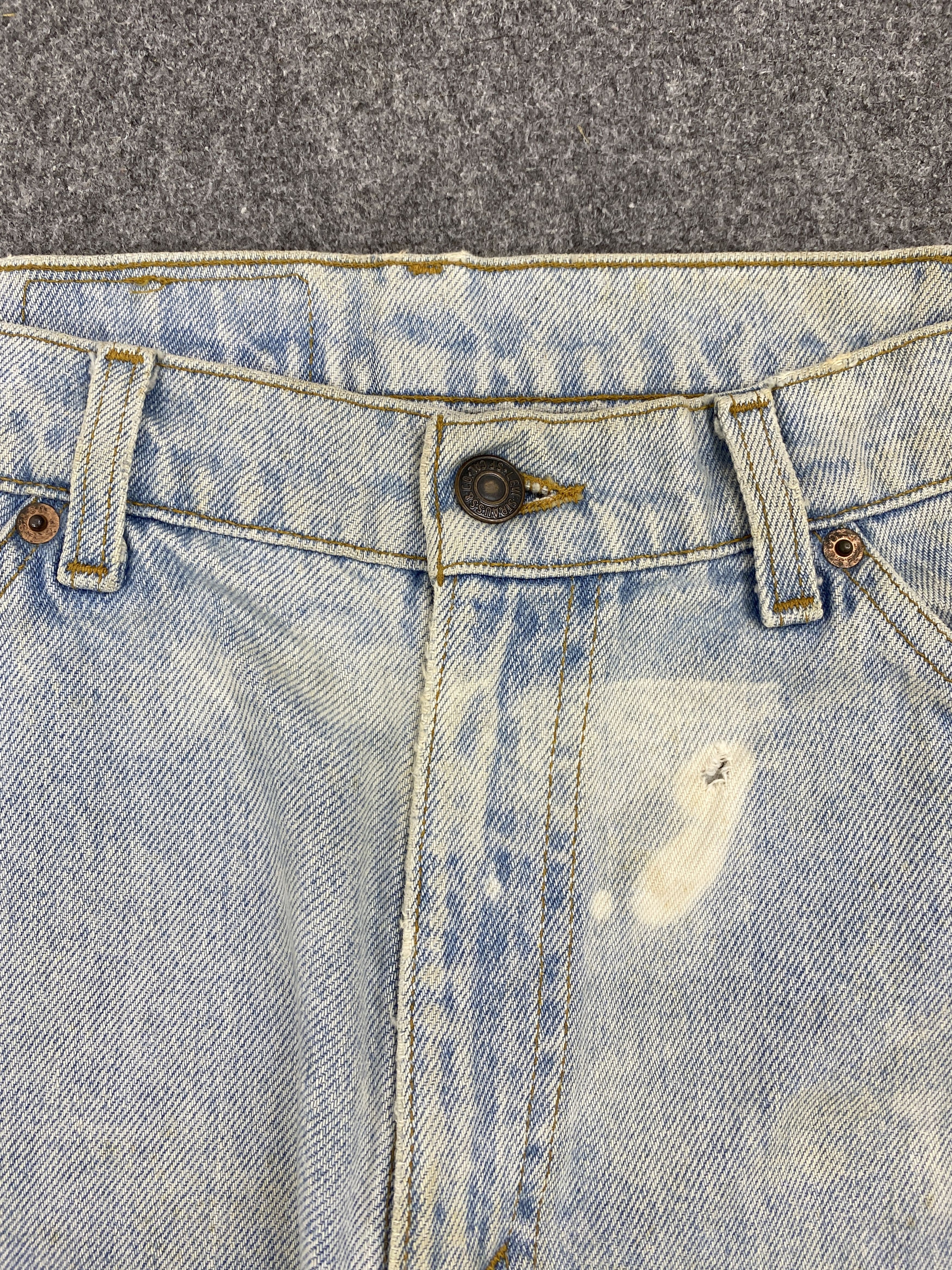 Levi's × Vintage Vintage 90s Levis 550 Orange Tabs Jeans Size US 32 / EU 48 - 8 Thumbnail