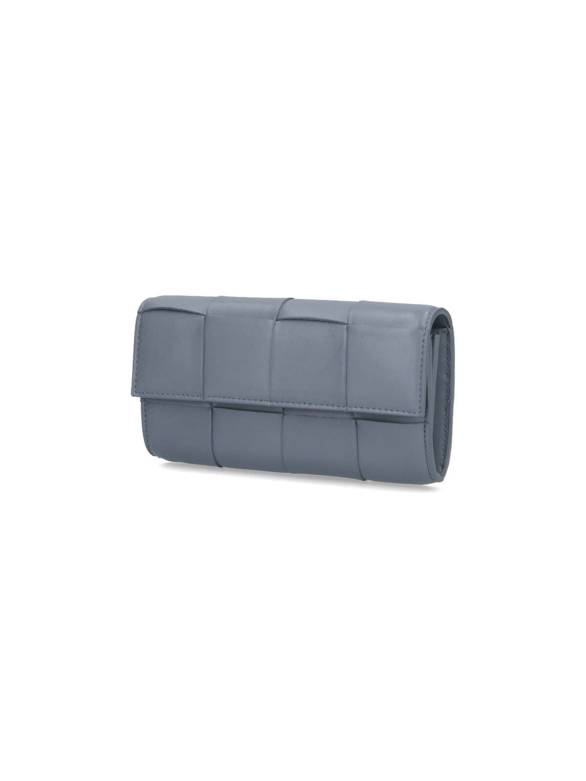 Bottega Veneta o1n1vont0525 Size: OS / Cassette Large Flap Wallet Grey Size ONE SIZE - 2 Thumbnail