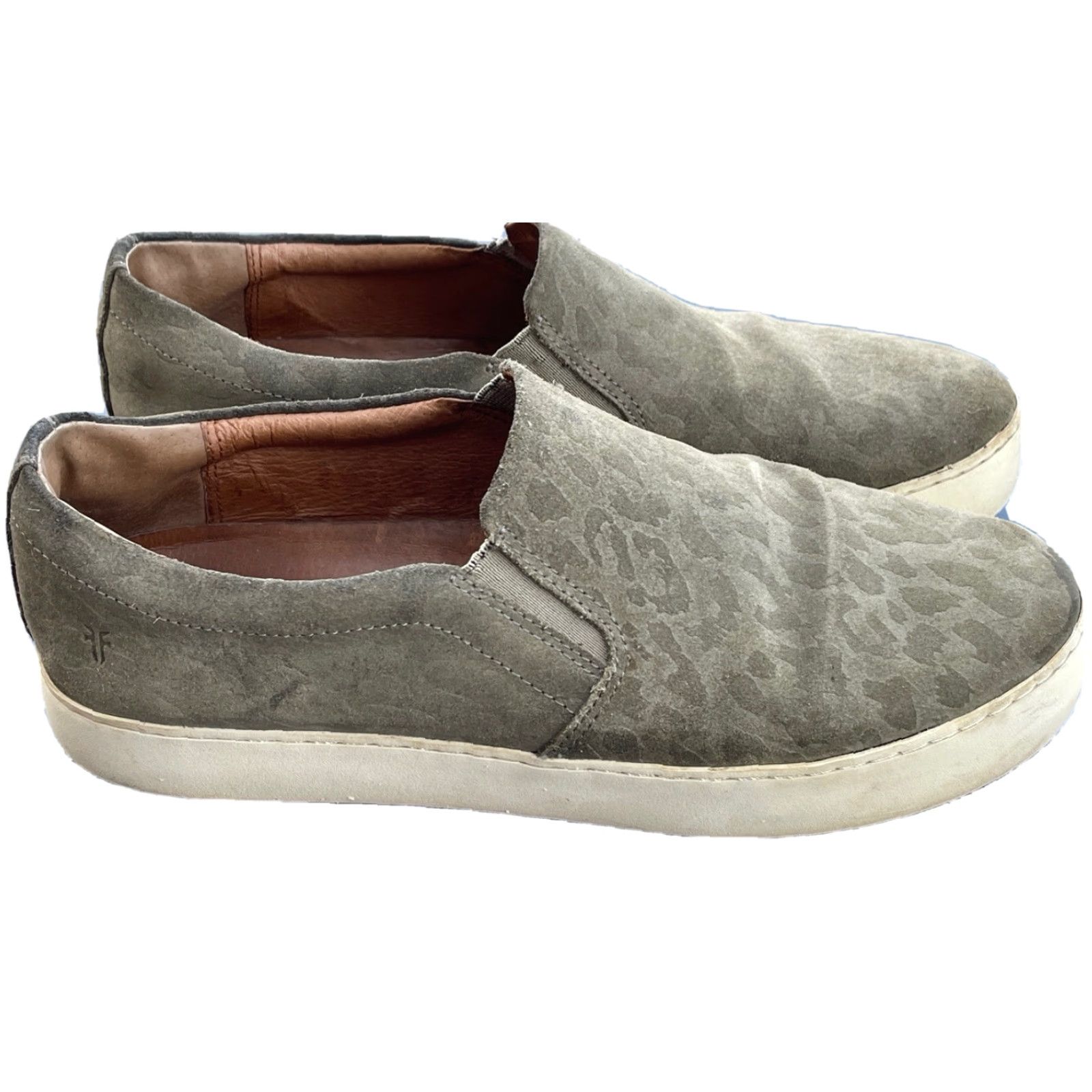 Frye FRYE LENA GREEN FLAT SHOES Slip-On Women Size 11M Leather Lined Size US 11 / IT 41 - 3 Thumbnail