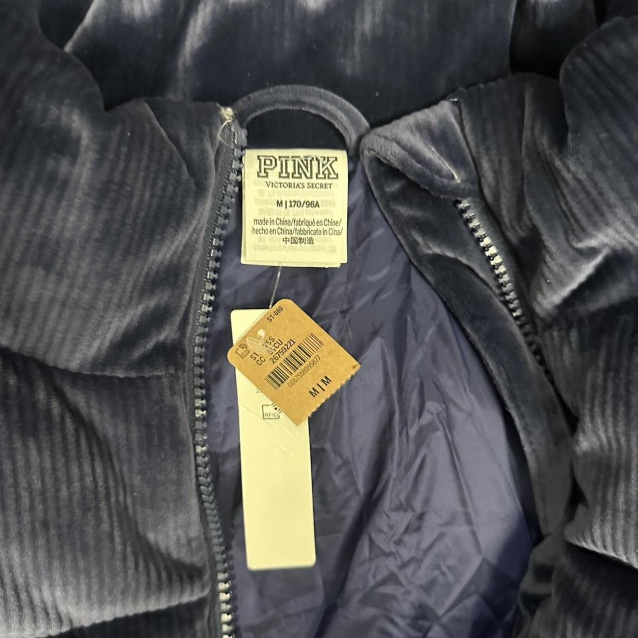 Designer New with tags Victoria’s Secret PINK navy blue velvet Size M / US 6-8 / IT 42-44 - 3 Thumbnail