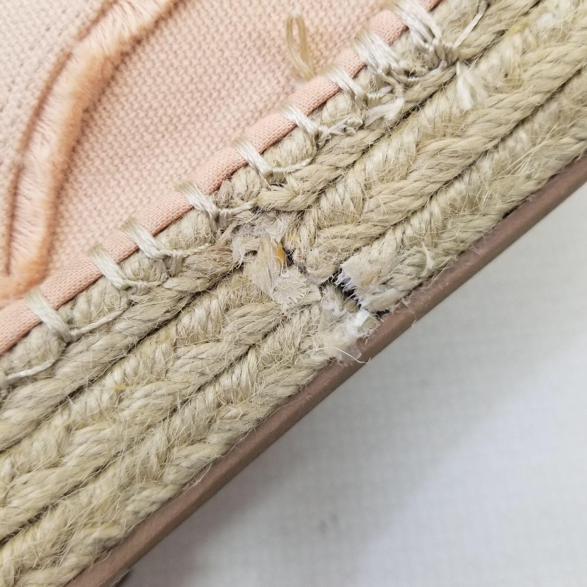 Dolce Vita Dolce Vita 9.5 Peach Canvas Espadrille Sneakers Shoes Lace U Size US 9.5 / IT 39.5 - 5 Thumbnail