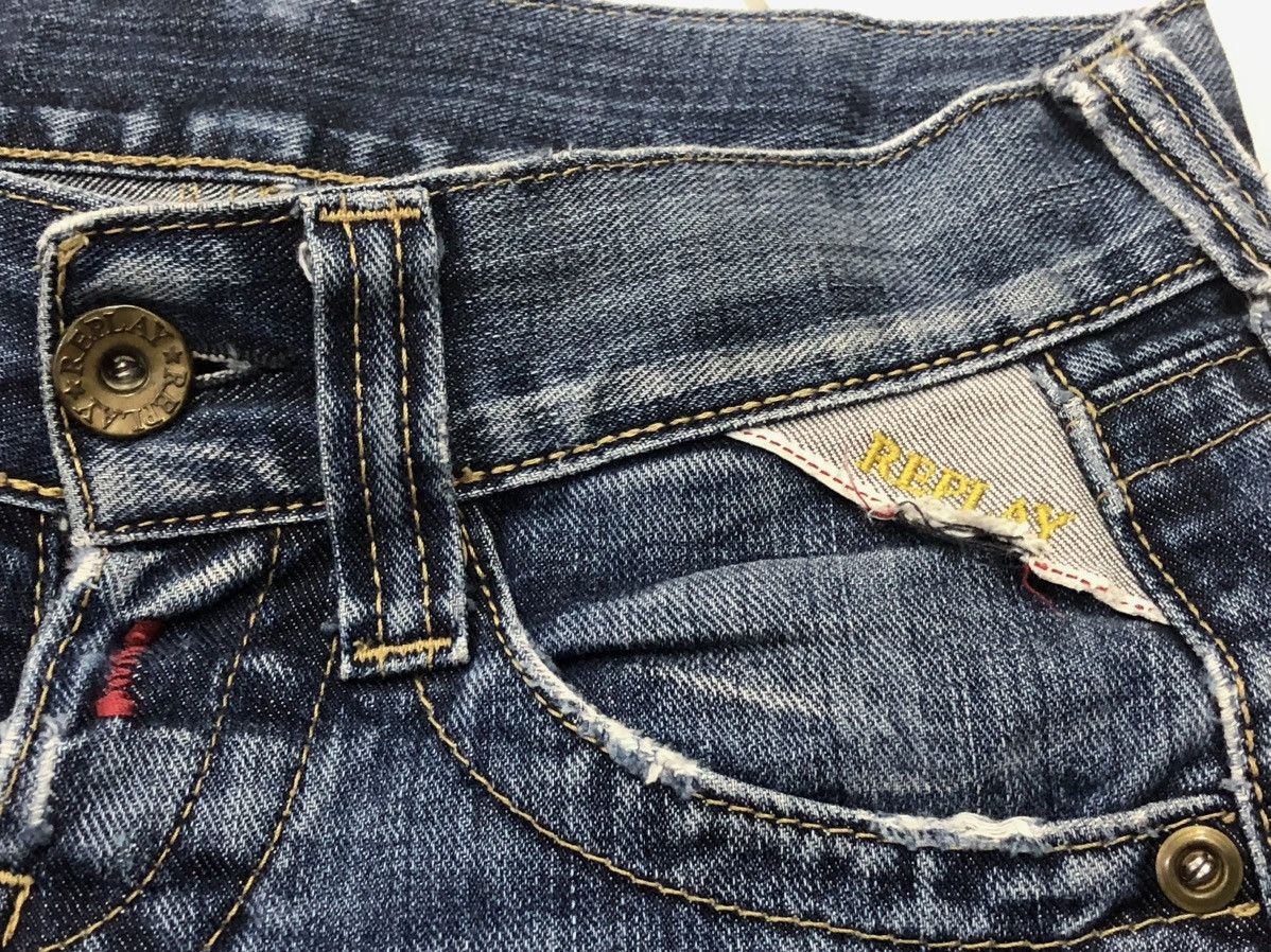 Replay EMBROIDERY REPLAY BRAND JEANS Size 30" / US 8 / IT 44 - 7 Thumbnail