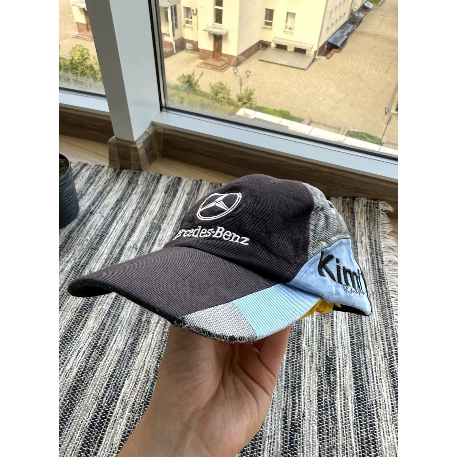 Mercedes-Benz VINTAGE Mercedes Benz Racing Snapback Cap Formula 1 Kimi Black One Size Mens Cap Snapback Size ONE SIZE - 5 Thumbnail