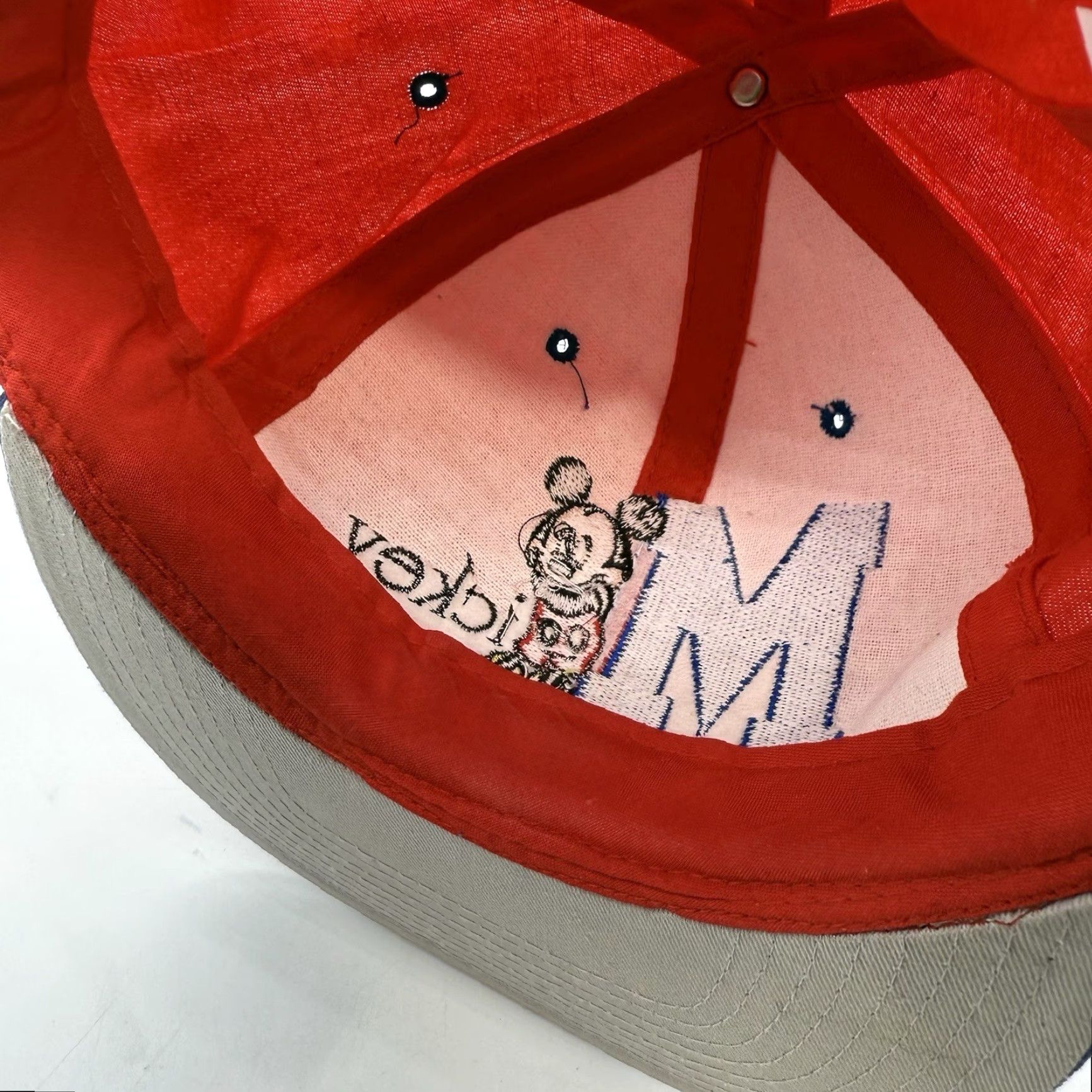 Mickey Unlimited VINTAGE Mickey Unlimited Mens Hat Snapback Disney Red Blue Size ONE SIZE - 7 Thumbnail