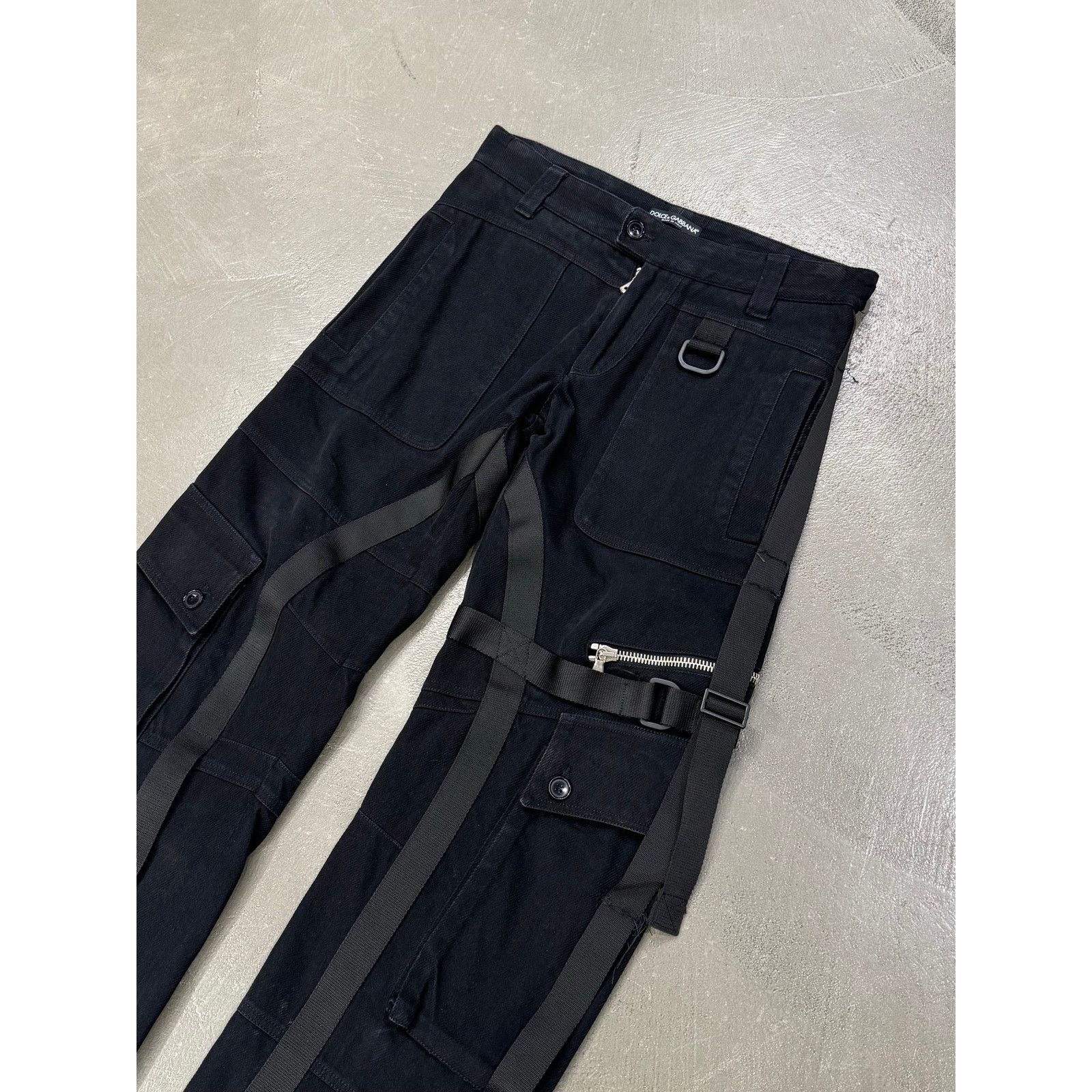 Dolce & Gabbana A/W 2003 Dolce & Gabbana runway bondage parachute pants Size 30" / US 8 / IT 44 - 4 Thumbnail