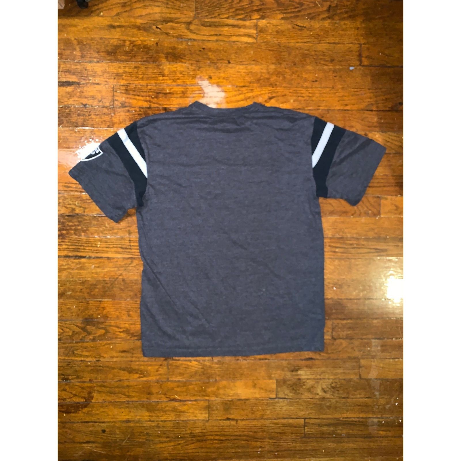 NFL Vtg Oakland Raiders NFL Jersey T Shirt Medium Gray Las Vegas Size US M / EU 48-50 / 2 - 2 Thumbnail