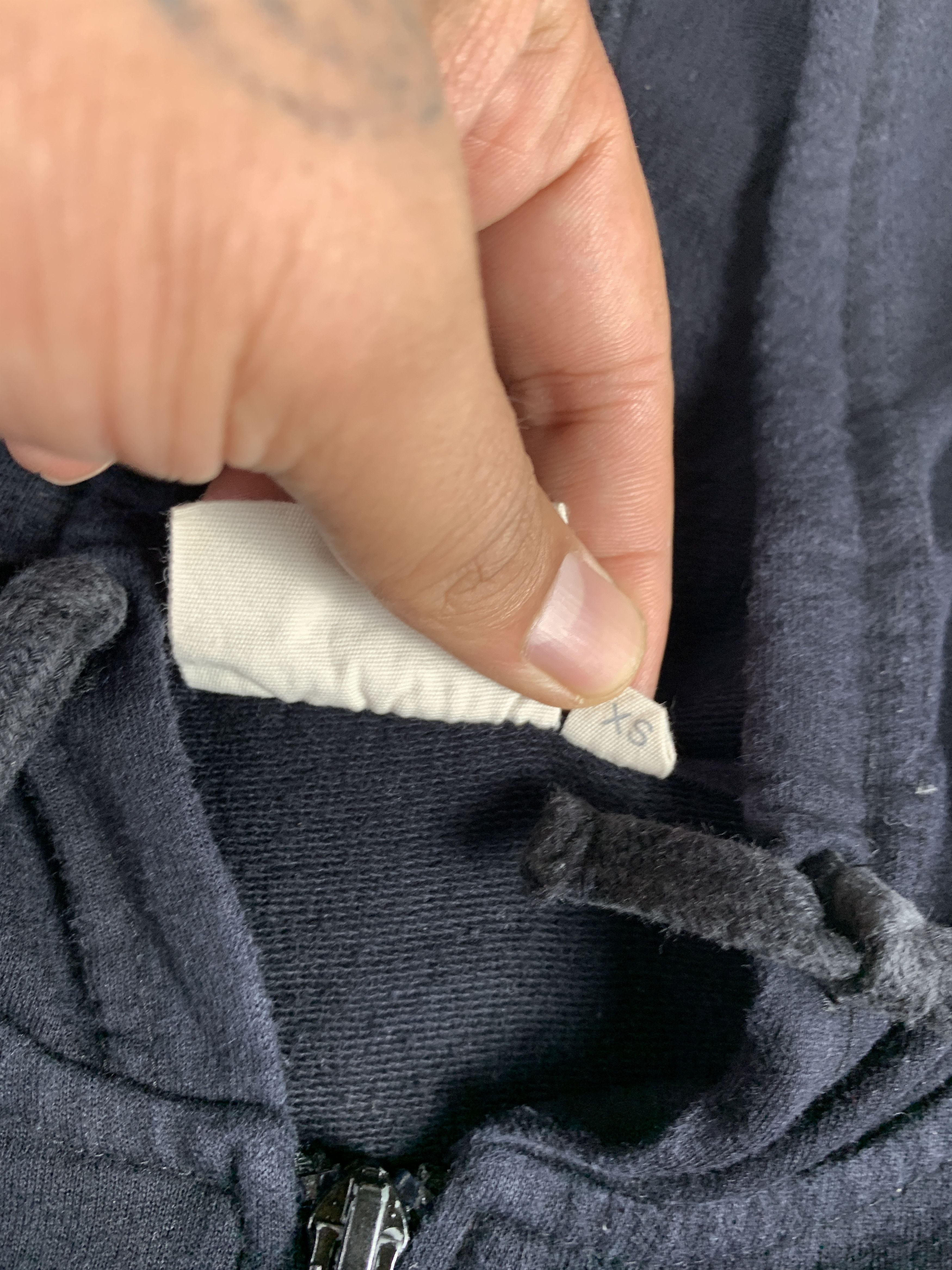 The North Face The North Face Black Embroidered Zip Hoodie (XS) Size XS / US 0-2 / IT 36-38 - 9 Thumbnail