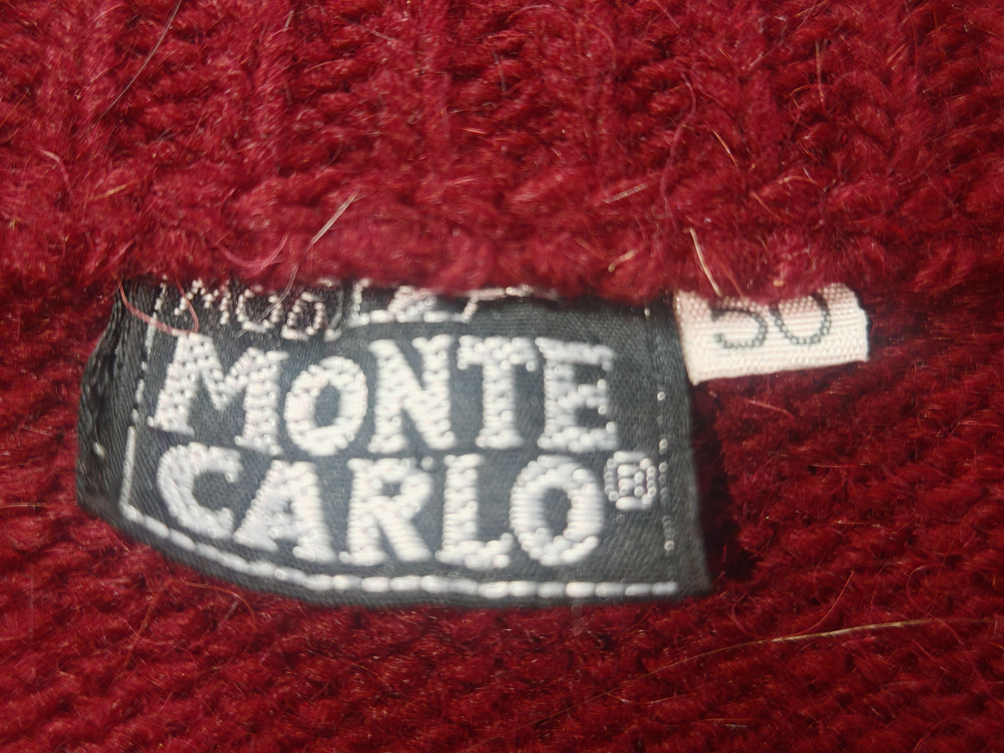 Other VTG Monte Carlo Men's Burgundy Pullover Sweater Size US M / EU 48-50 / 2 - 5 Thumbnail