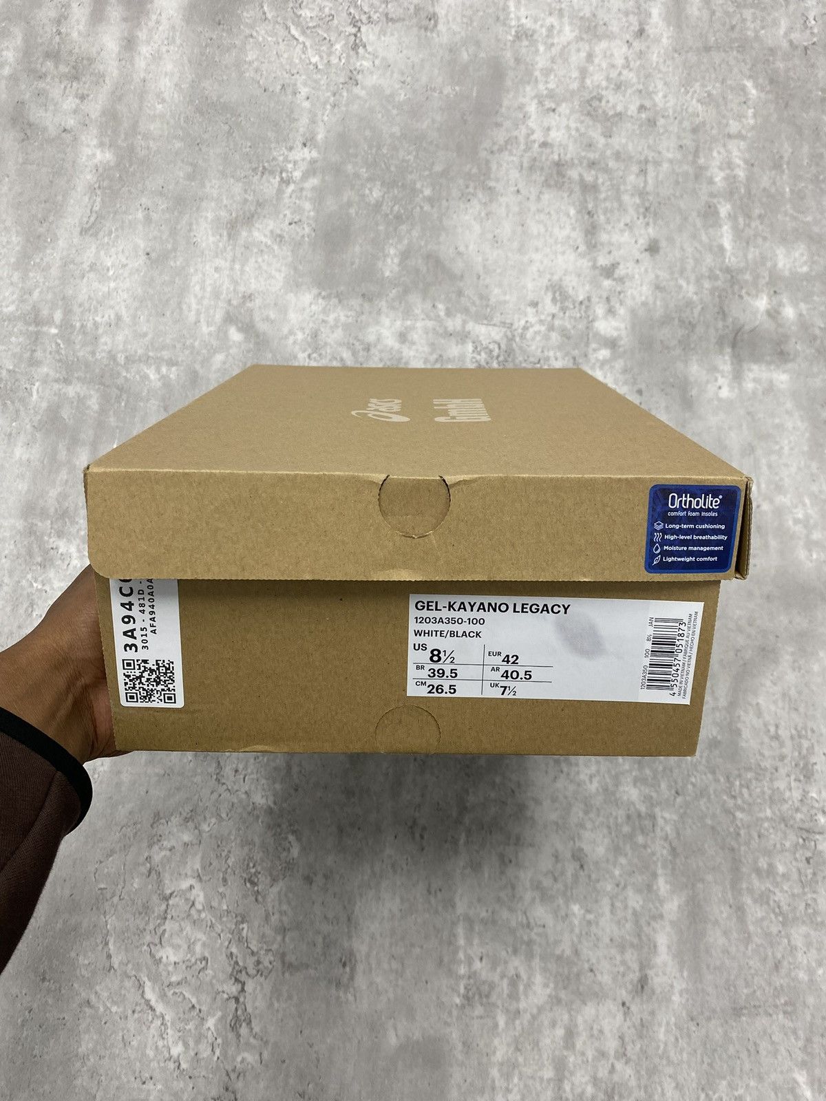 Asics Size 8.5M - ASICS Gel-Kayano Legacy GmbH “White Black” Size US 8.5 / EU 41-42 - 6 Thumbnail