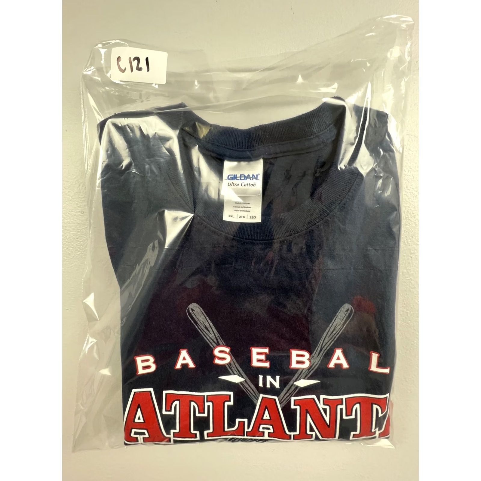 Gildan Gildan Baseball In Atlanta Shirt Mens 2XL Blue 1966-2016 Smack Graphic Tee Size US XXL / EU 58 / 5 - 6 Thumbnail