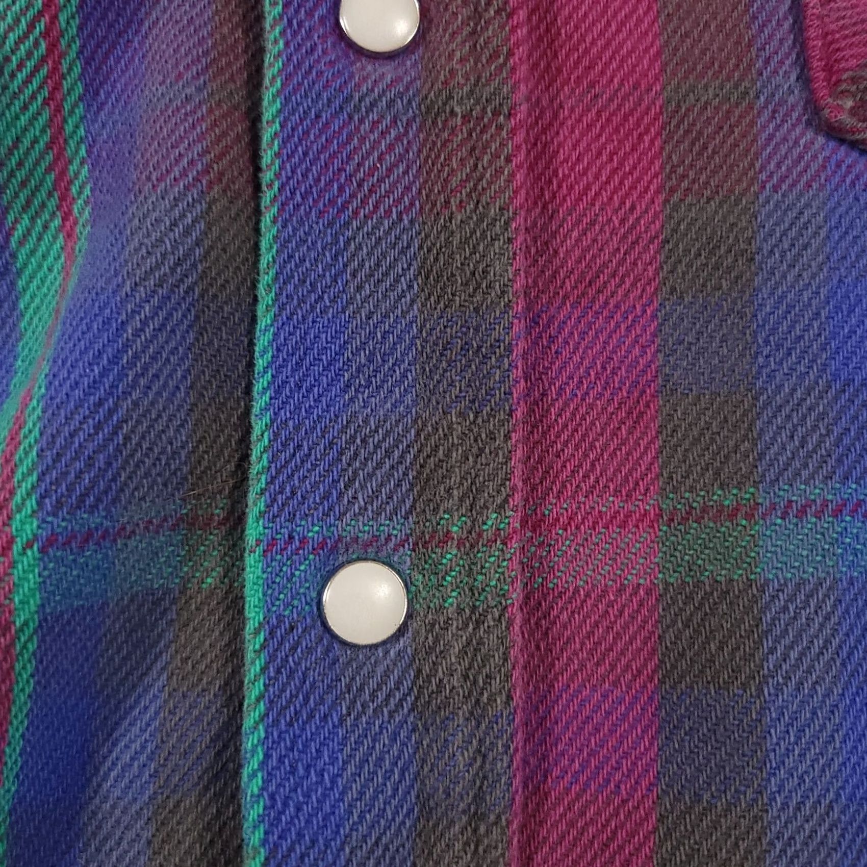 BB Dakota VINTAGE Dakota Heavyweight Pearl Snap Flannel Shirt Mens 2XL Tall Lumberjack USA Shirt Size US XXL / EU 58 / 5 - 5 Thumbnail