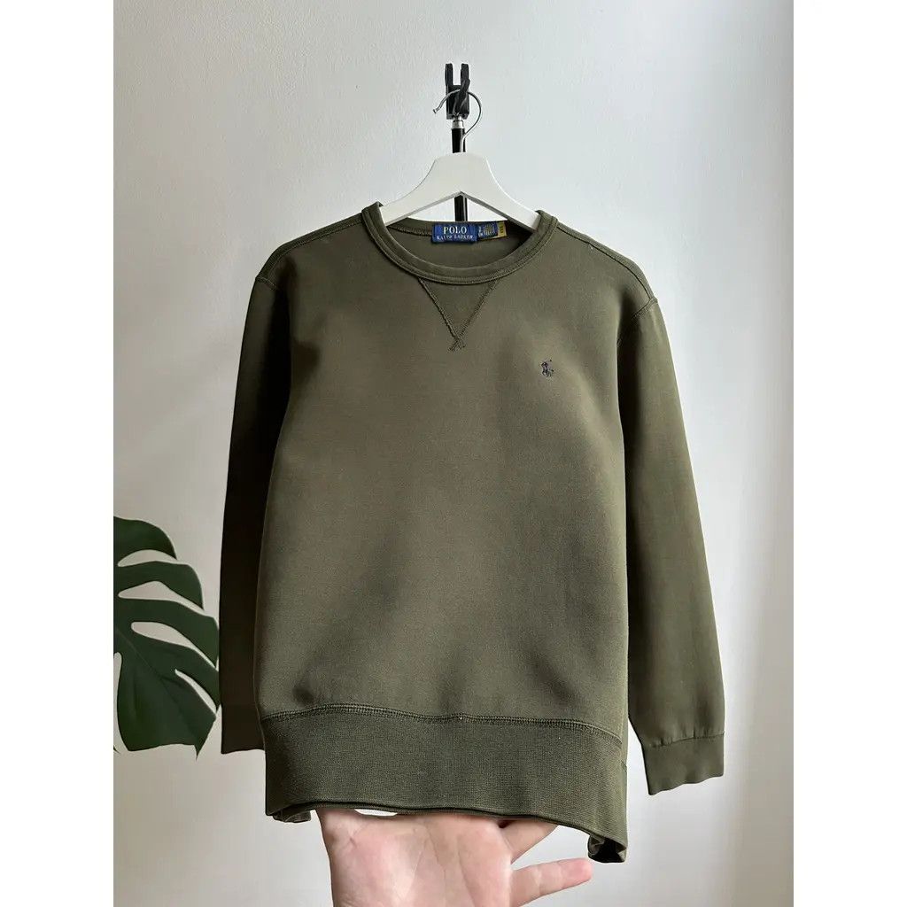 Polo Ralph Lauren Vintage Polo Ralph Lauren Olive Crewneck Sweatshirt Small Size US S / EU 44-46 / 1 - 6 Thumbnail