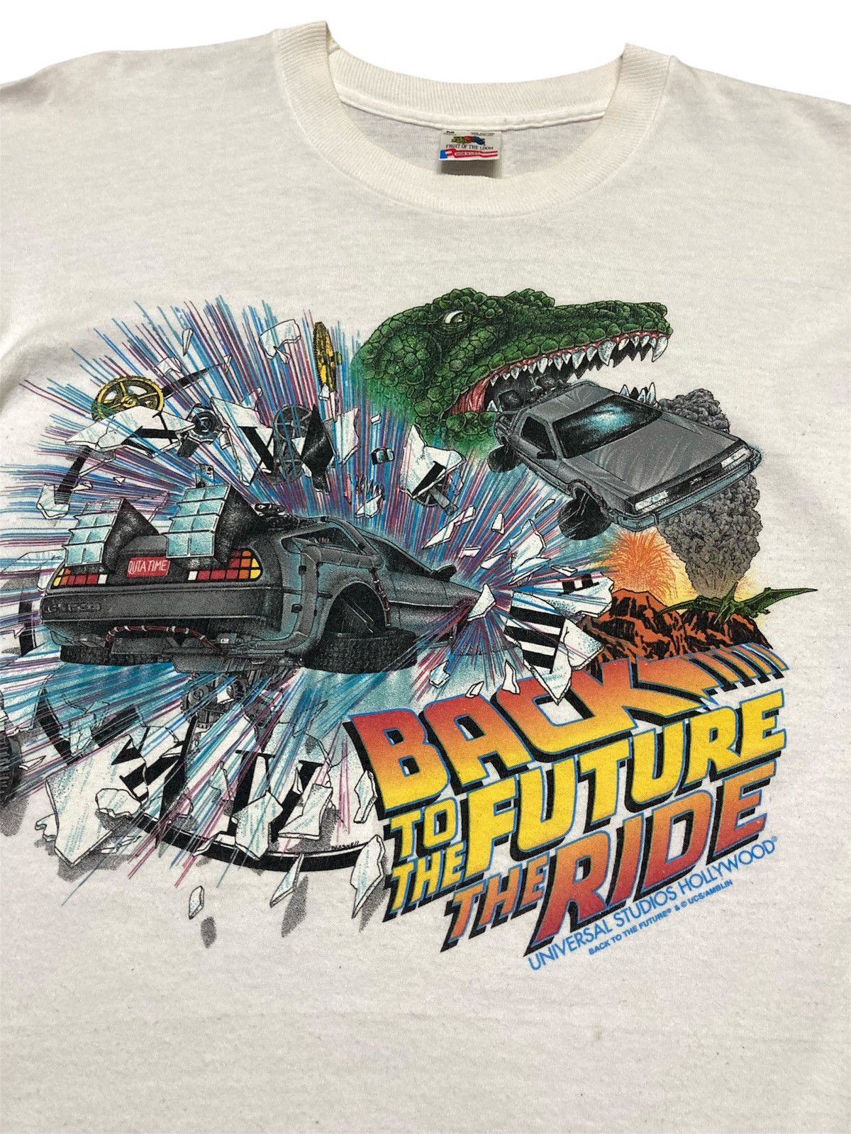 Universal Studios Vintage 90’s Back To The Future The Ride T-Shirt Size US M / EU 48-50 / 2 - 7 Thumbnail