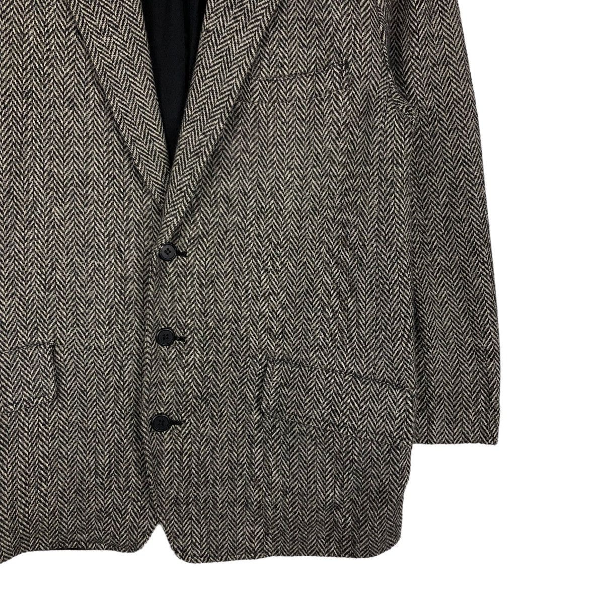 Issey Miyake 🔥VTG IS ISSEY MIYAKE WOOL JACKET HERRINGBONE DOUBLE BREAST Size US M / EU 48-50 / 2 - 5 Thumbnail