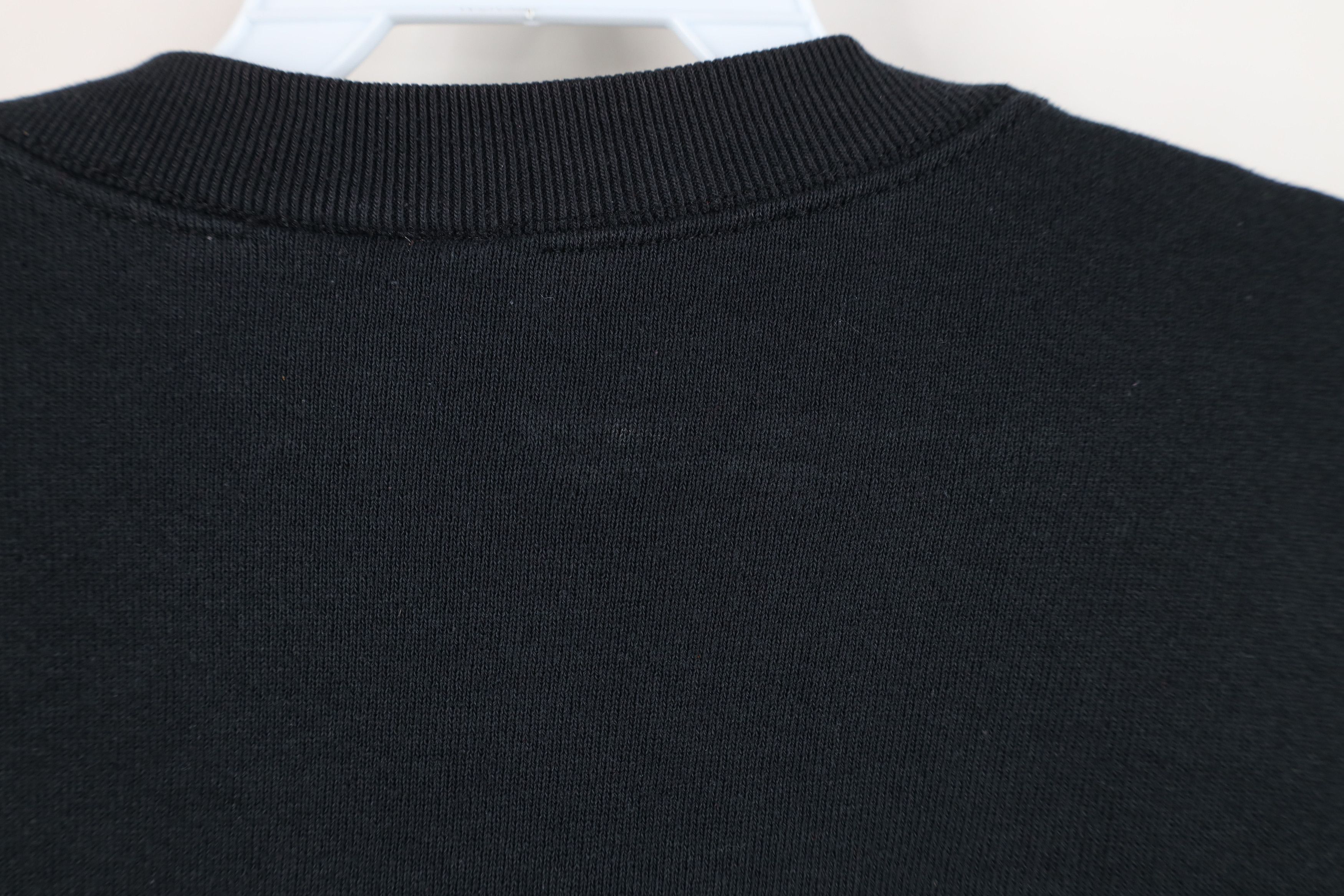 Vintage Vintage 90s Streetwear Blank Crewneck Sweatshirt Black USA Size US XL / EU 56 / 4 - 11 Thumbnail