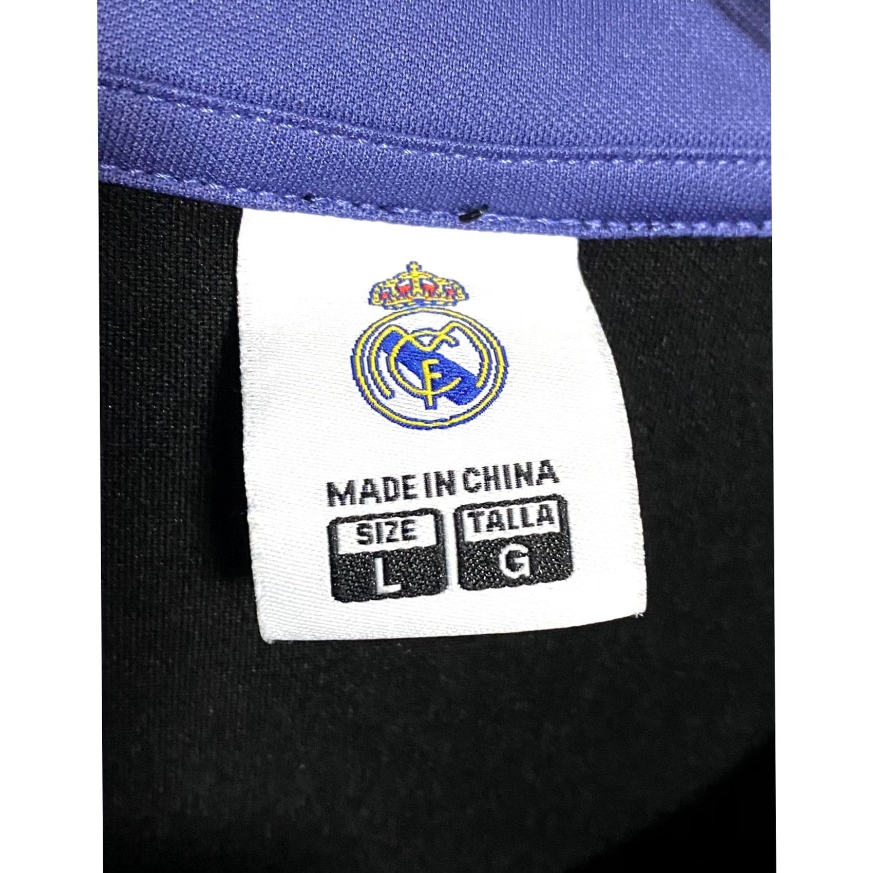 Vintage Real Madrid Shirt Men L Black Purple Athletic Sporty Screen Print Size US L / EU 52-54 / 3 - 5 Thumbnail