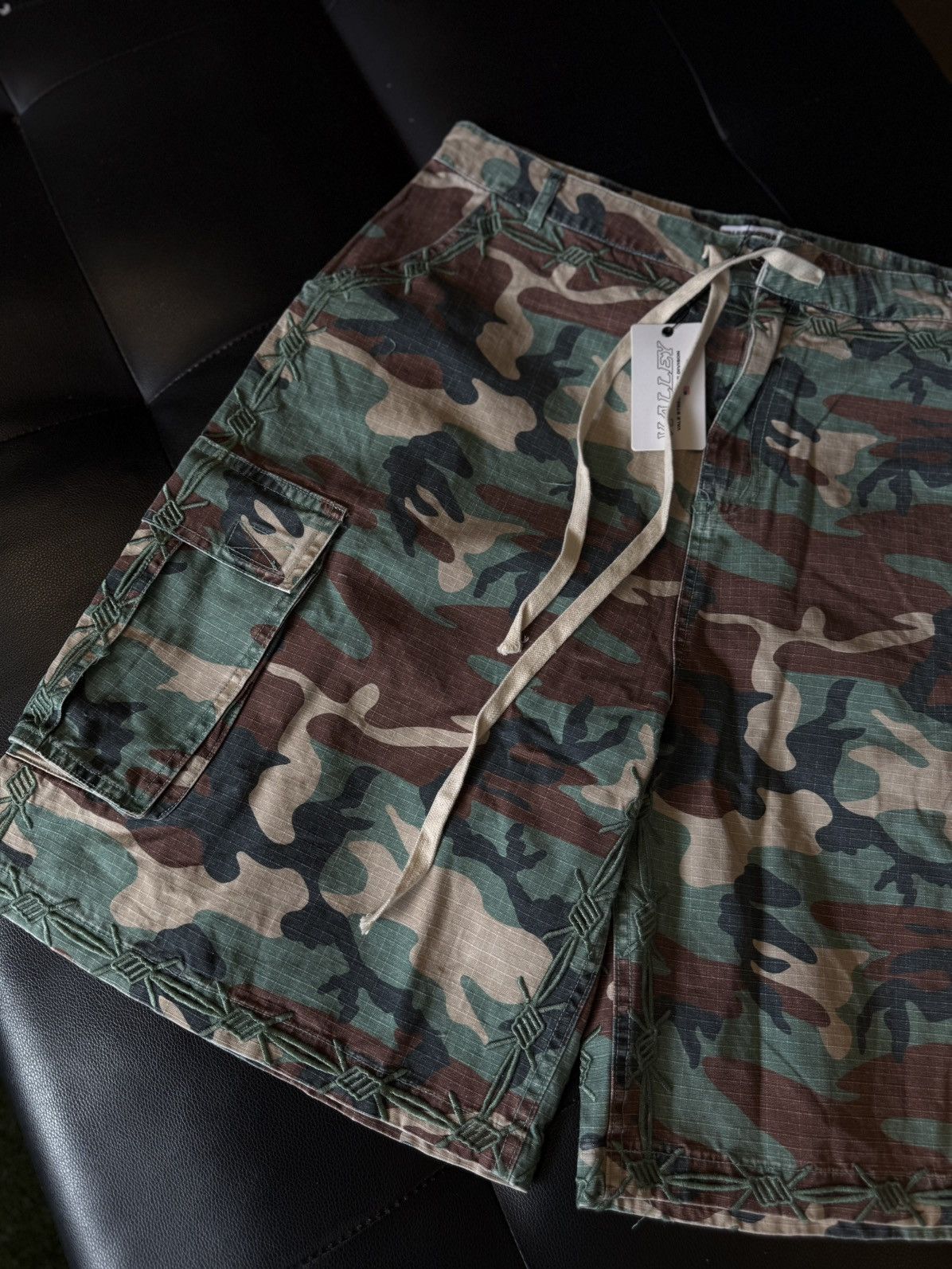 Vale Valley Green Camo Wire Shorts Size 36 (NEW) Size US 36 / EU 52 - 5 Thumbnail