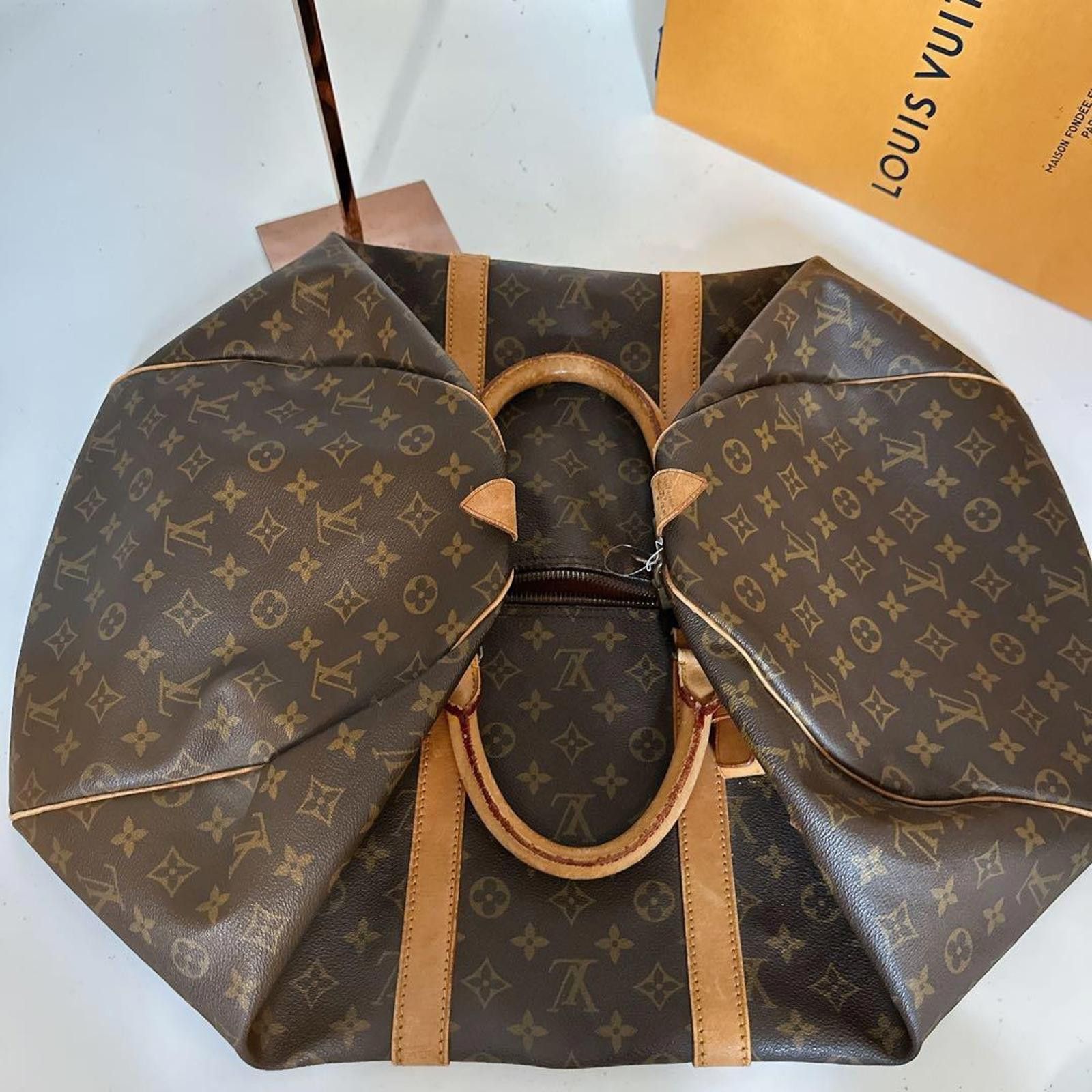Louis Vuitton Louis Vuitton - Vintage Monogram Keepall 50 Size ONE SIZE - 4 Thumbnail