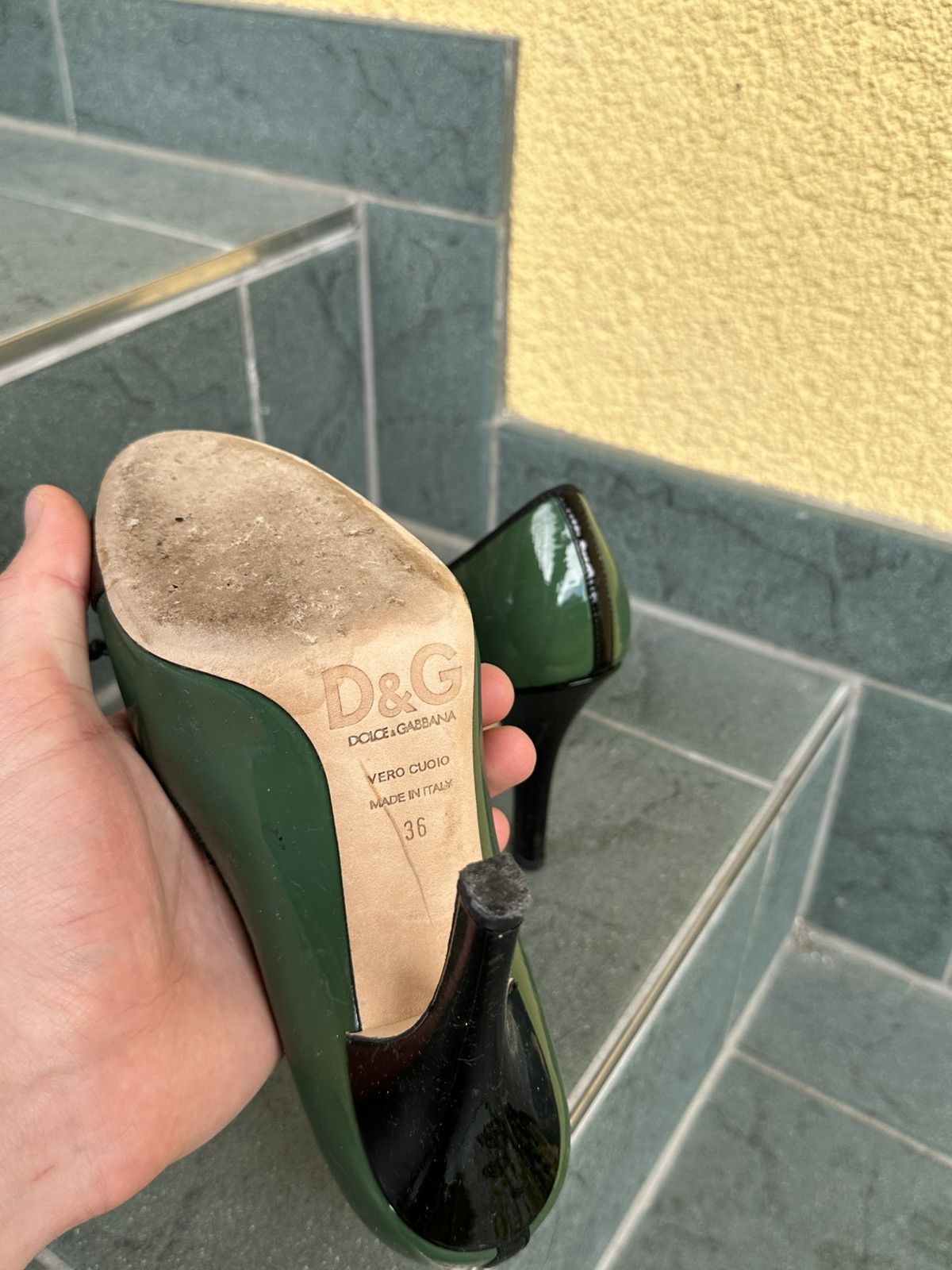 Dolce & Gabbana Dolce Gabbana Vintage Retro Rare Heels green size 36 Size US 6 / IT 36 - 11 Thumbnail