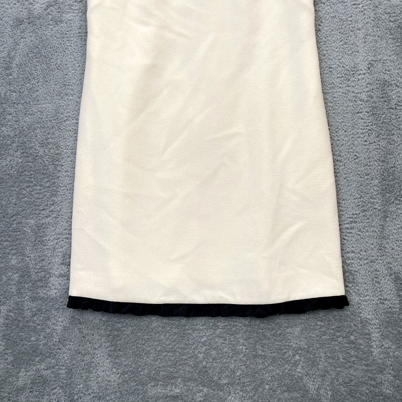 J.Crew J.CREW Dress Womens 6 Beige Shift Sleeveless Zip Lined Textured Round Neck Casual Party/Cocktail Size M / US 6-8 / IT 42-44 - 6 Thumbnail