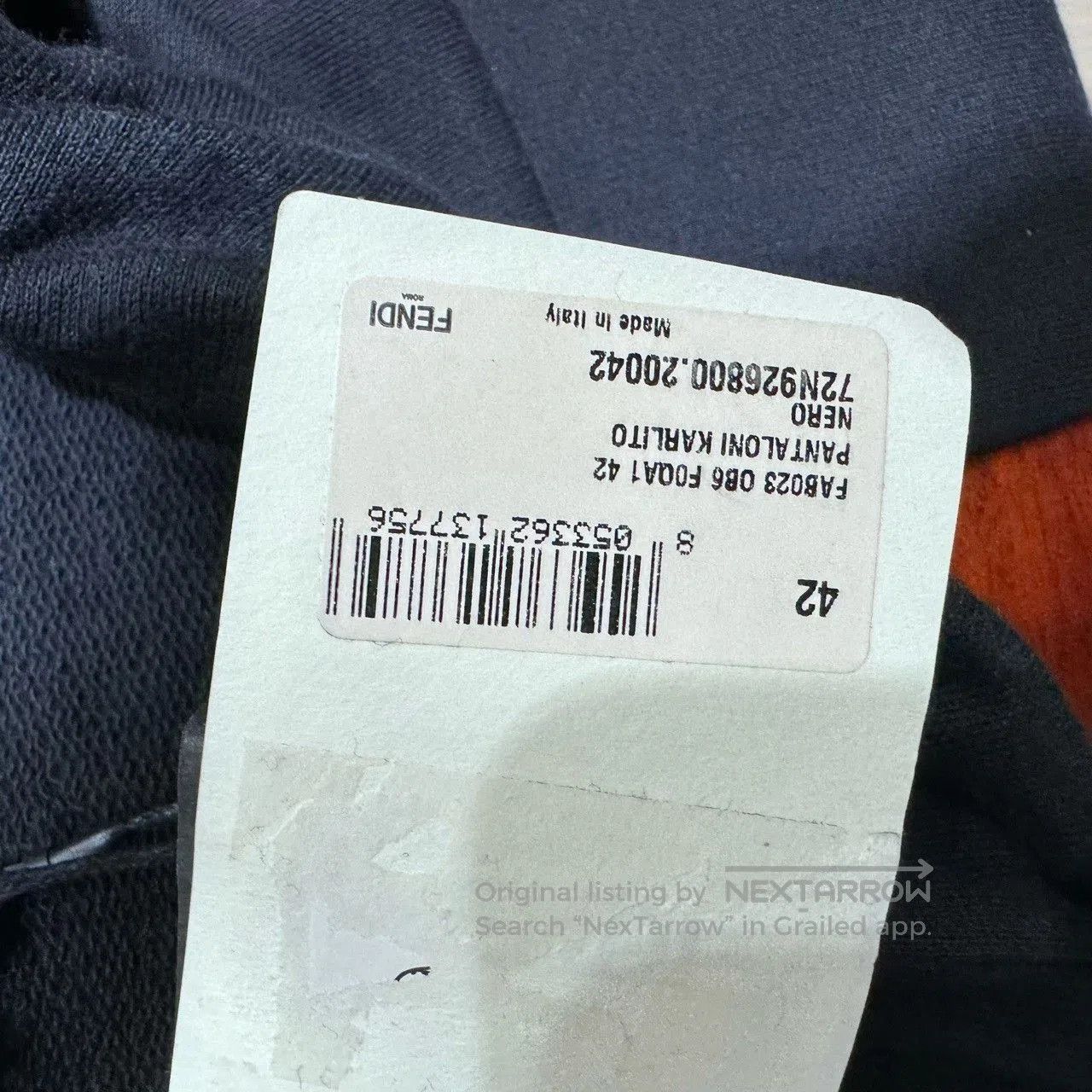 Fendi Fendi Karl Lagerfeld Logo Tape Track Pants. Size US 26 / EU 42 - 6 Thumbnail