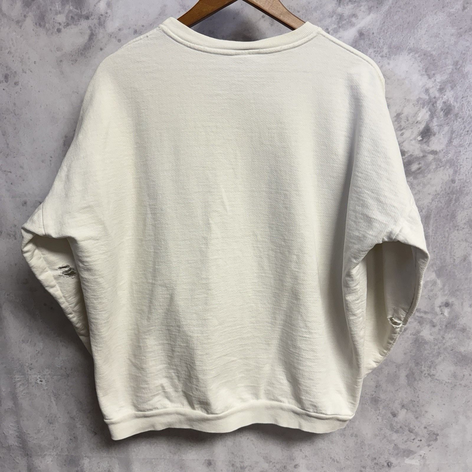 Vintage Vintage Bongo Jeans Sweatshirt Womens XL 26x25 White Crew Ne Size XL / US 12-14 / IT 48-50 - 2 Thumbnail