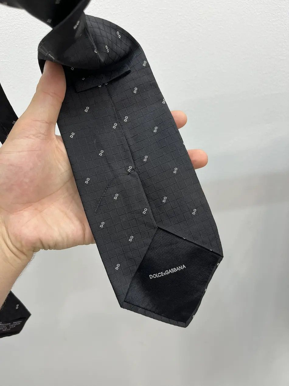 Dolce & Gabbana Dolce & Gabbana Cravatte Monogram Silk Tie Size ONE SIZE - 4 Thumbnail