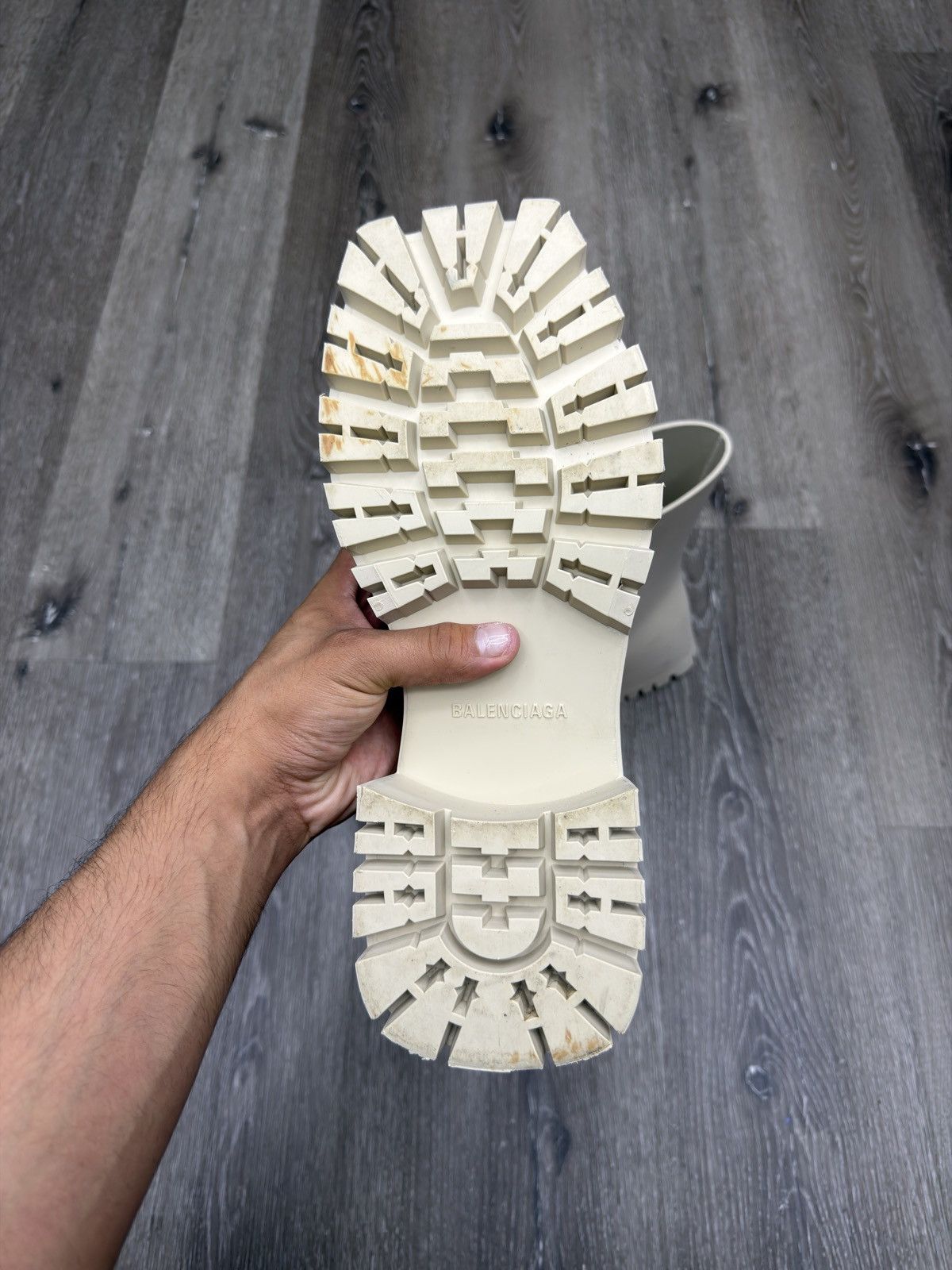 Balenciaga Balenciaga Trooper Rubber Boot 'White' Size US 9 / EU 42 - 4 Thumbnail