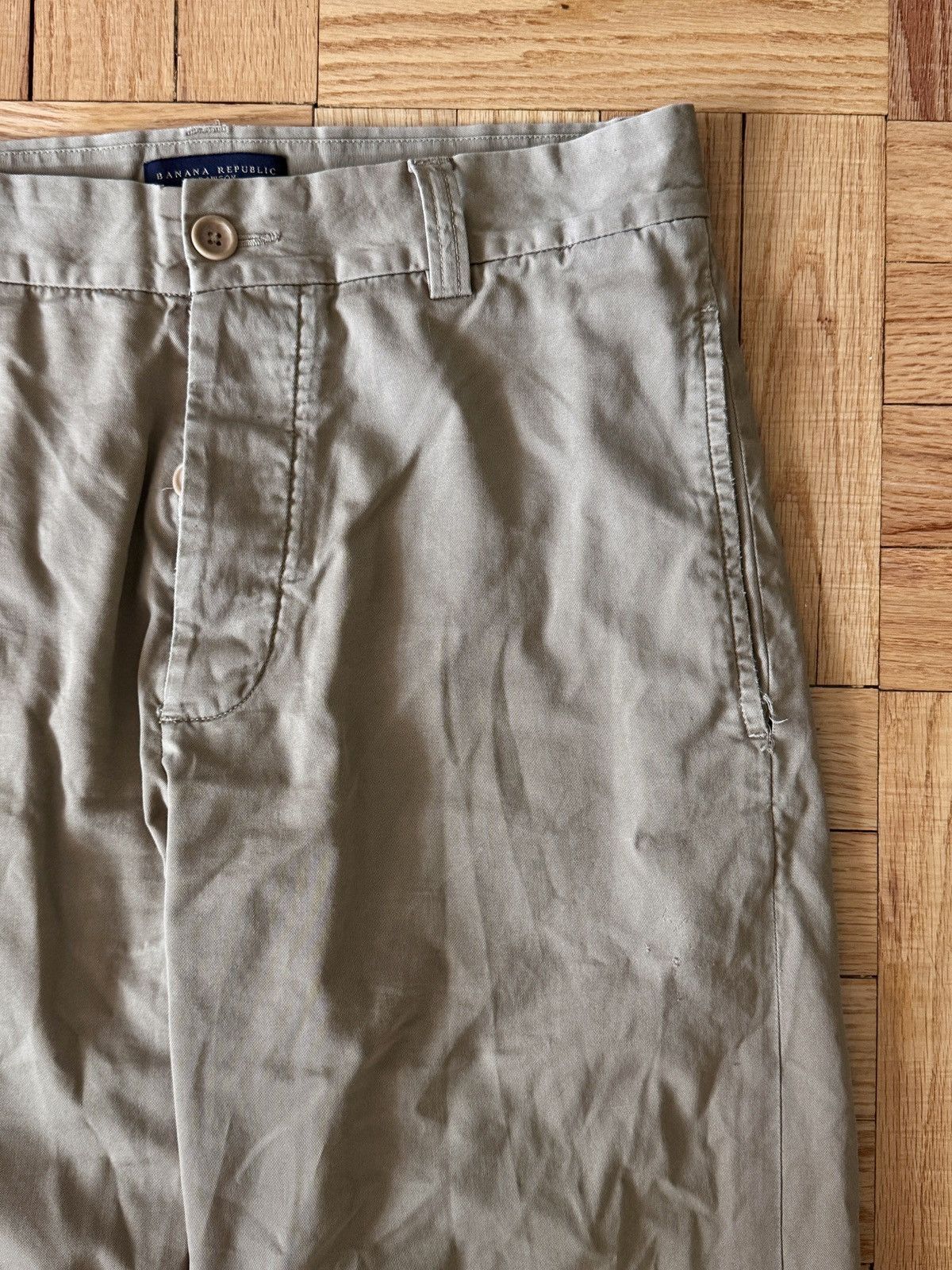 Banana Republic × Vintage Banana Republic Khakis Size 31x30 Size US 31 - 2 Thumbnail