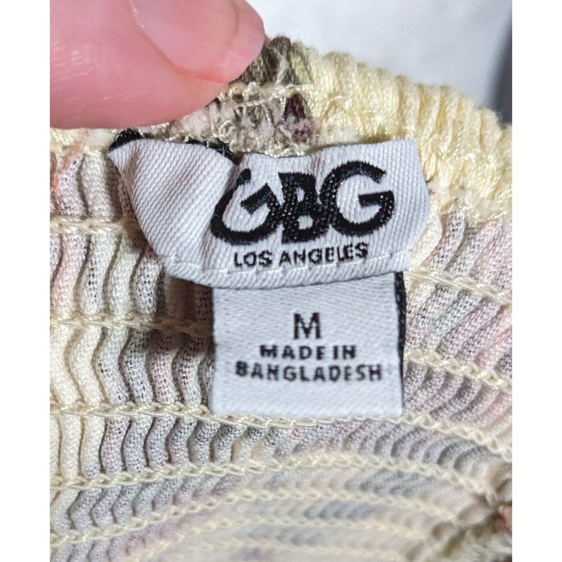 Other GBE Los Angeles 90s Style Cream And Pink Floral Dress Size M Size M / US 6-8 / IT 42-44 - 7 Thumbnail