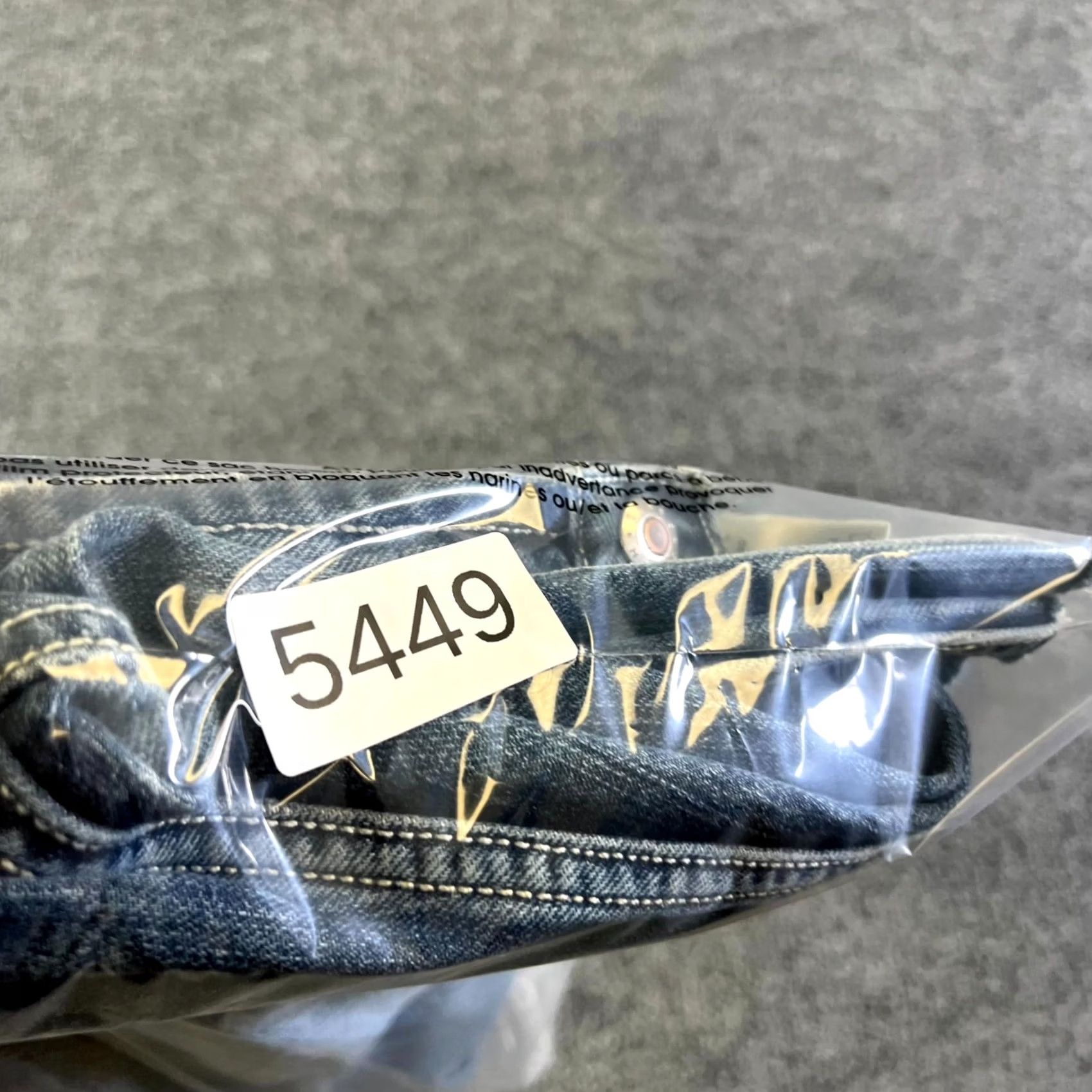 Denime Cinch Jeans Mens 34x34 Blue Denim Distressed Raw Hem Straight Whiskering Grunge Jeans Mens Blue 34x34 Grunge Distressed Denim Size US 34 / EU 50 - 8 Thumbnail