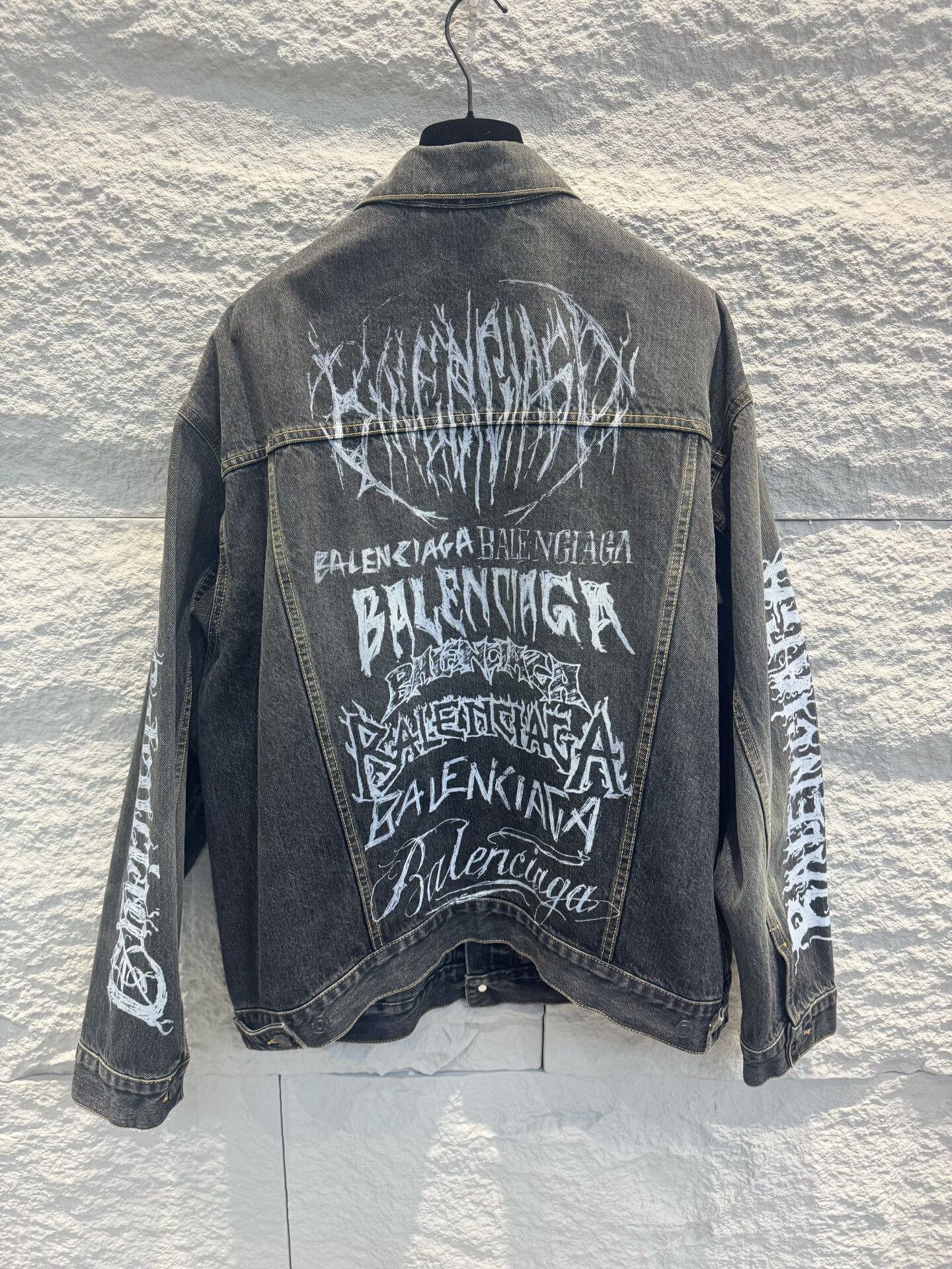 Balenciaga balenciaga logo pattern long sleeve jacket Size US XS / EU 42 / 0 - 4 Thumbnail
