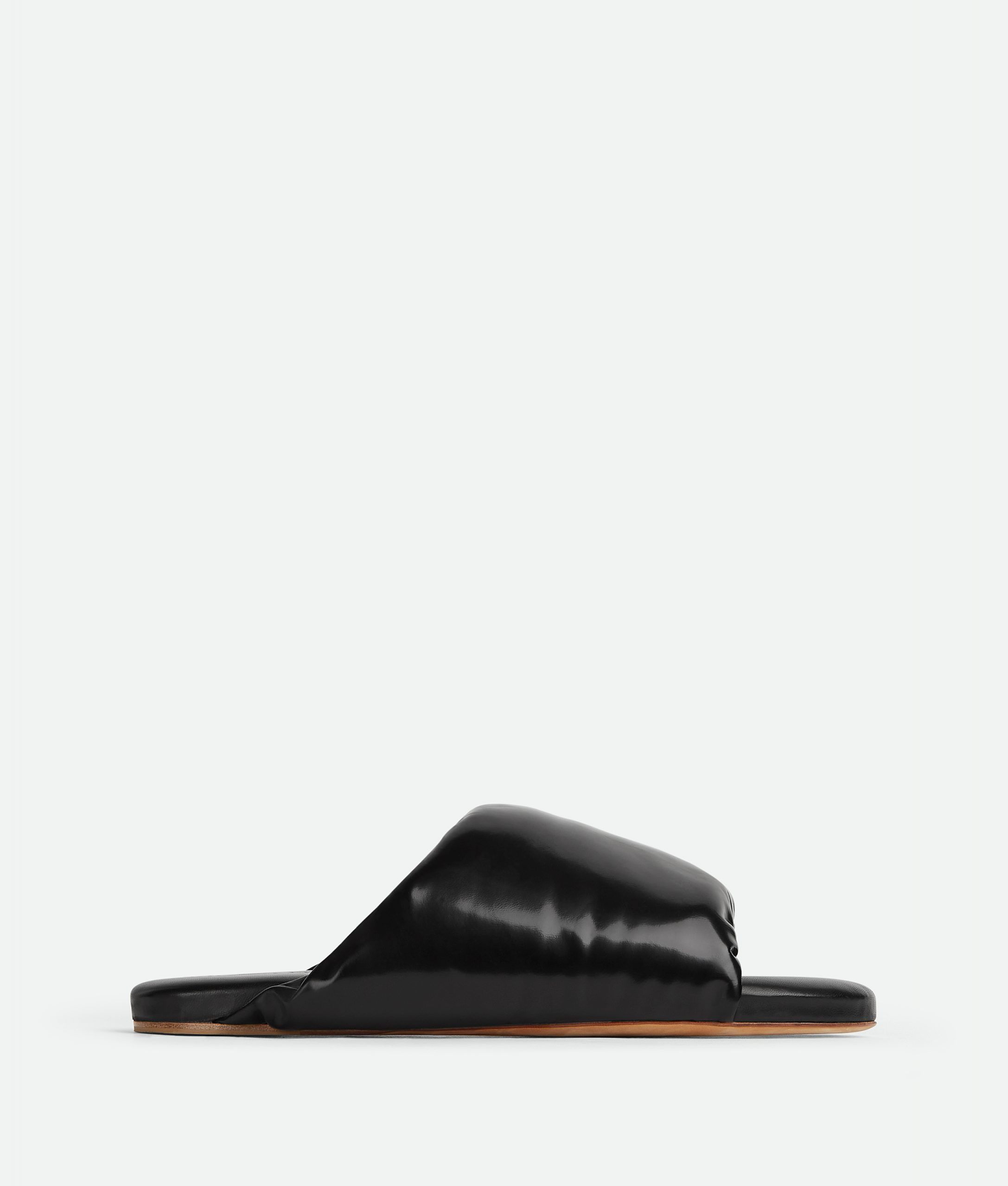 image of Bottega Veneta O1Loc1C0324 729892 Cushion Slides In Black, Women's (Size 6)