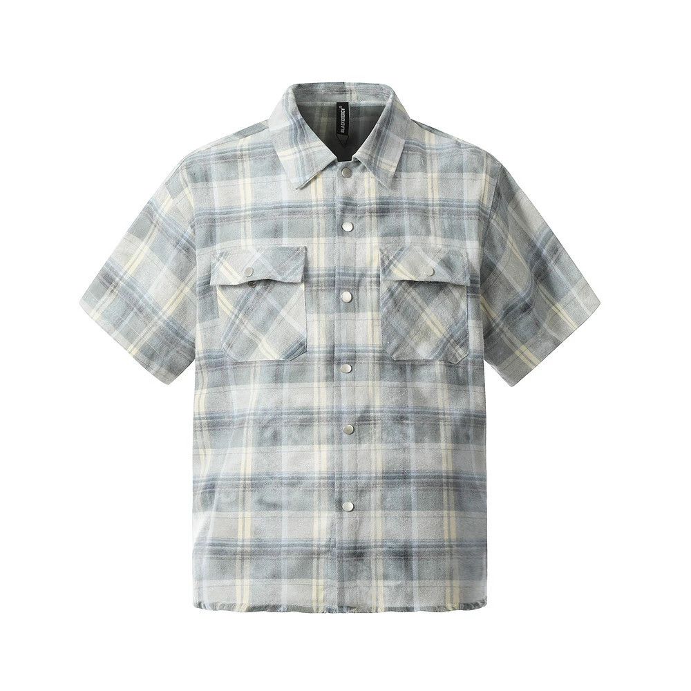 Vintage Men's casual street fashion pocket plaid shirt Size US M / EU 48-50 / 2 - 1 Thumbnail
