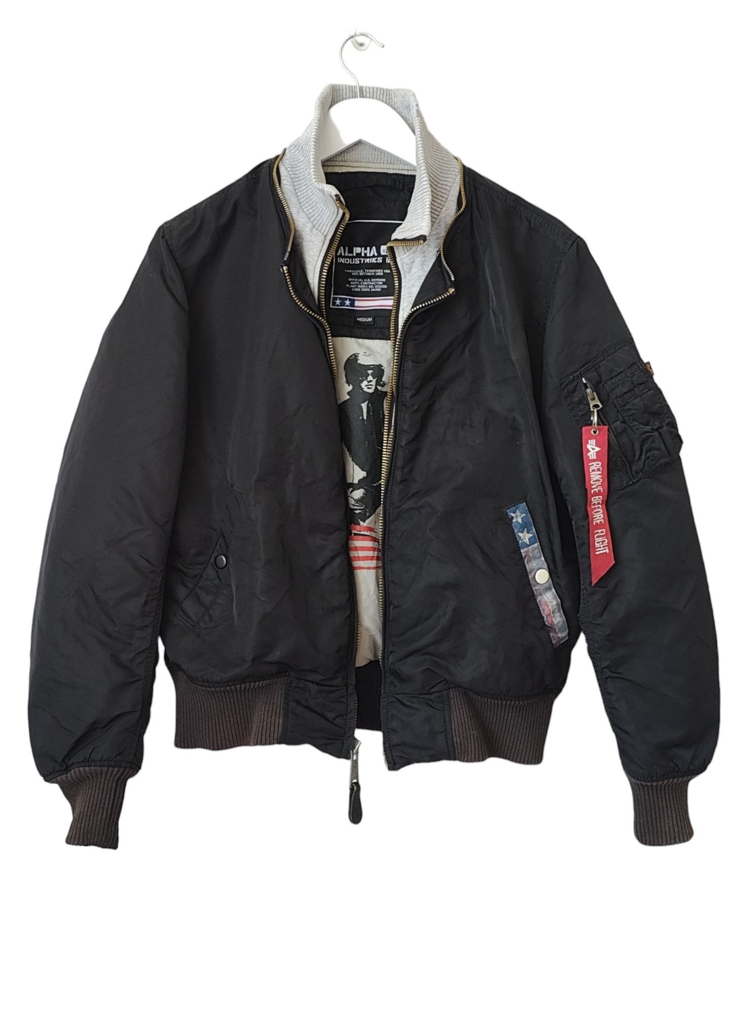 Alpha Industries USA Special Edition Military Bomber Jacket