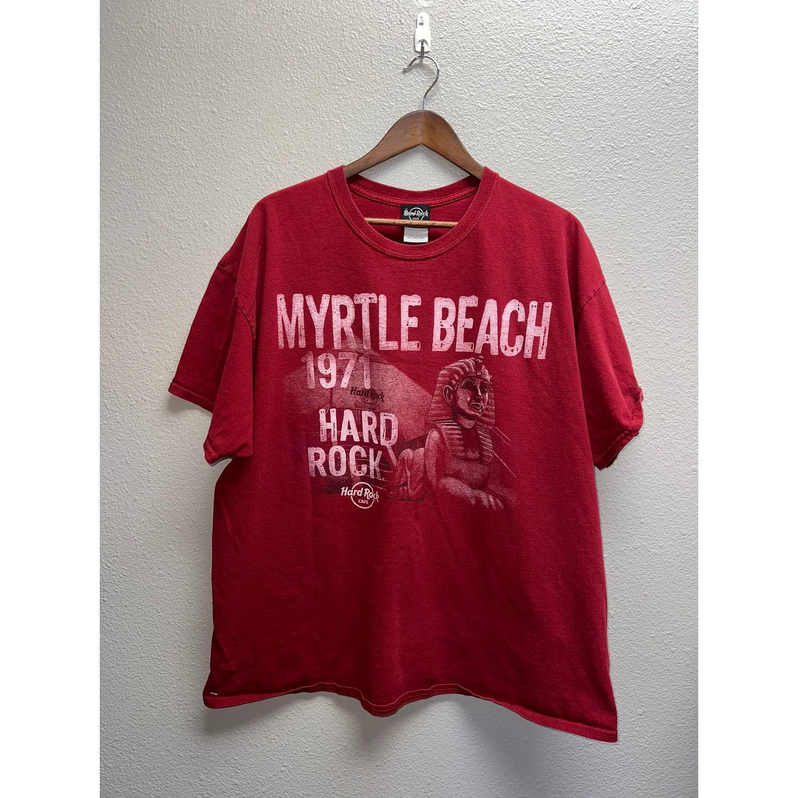 Hard Rock Cafe Hard Rock Cafe Myrtle Beach Shirt Graphic Red Tee 2XL XXL Size US XL / EU 56 / 4 - 1 Thumbnail