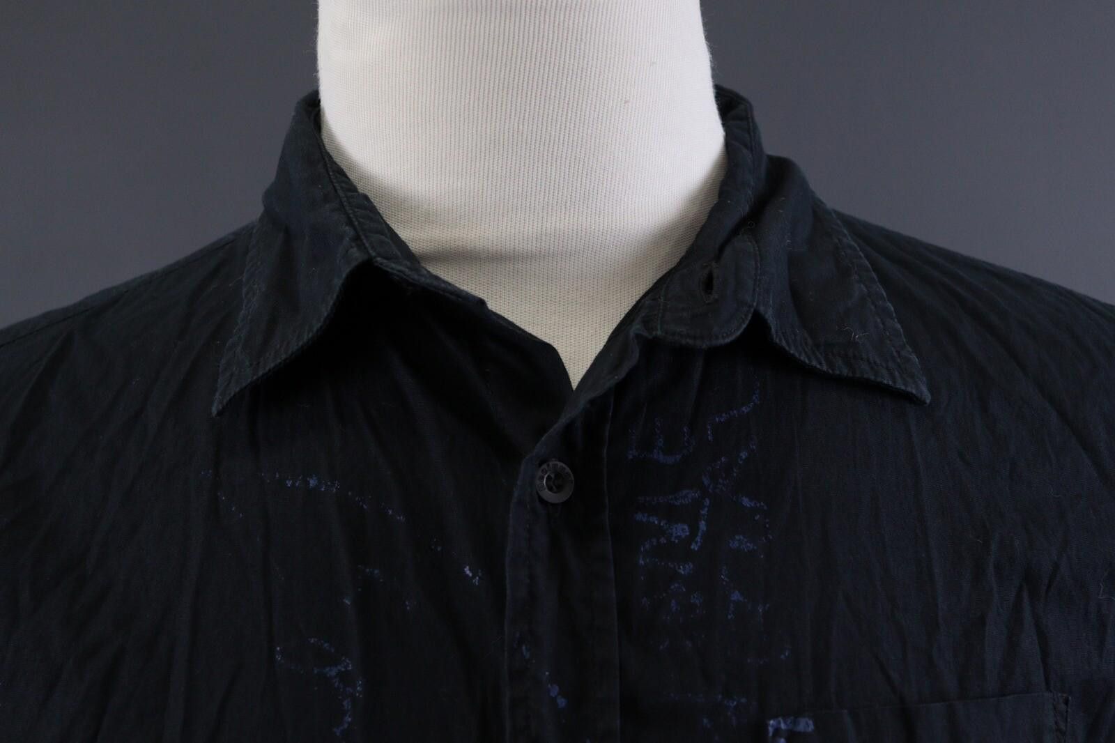 Desigual Desigual Black Abstract Button Down Shirt Size 16 / 41 / L Size US L / EU 52-54 / 3 - 4 Thumbnail