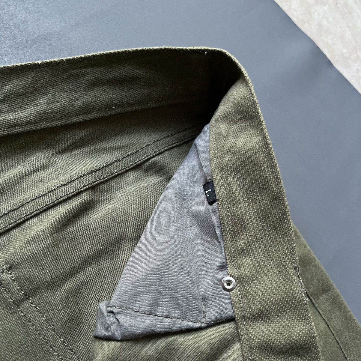 If Six Was Nine × Vintage Vintage Magasin Green Selvadge Y2K Baggy Pants Size US 32 / EU 48 - 9 Thumbnail