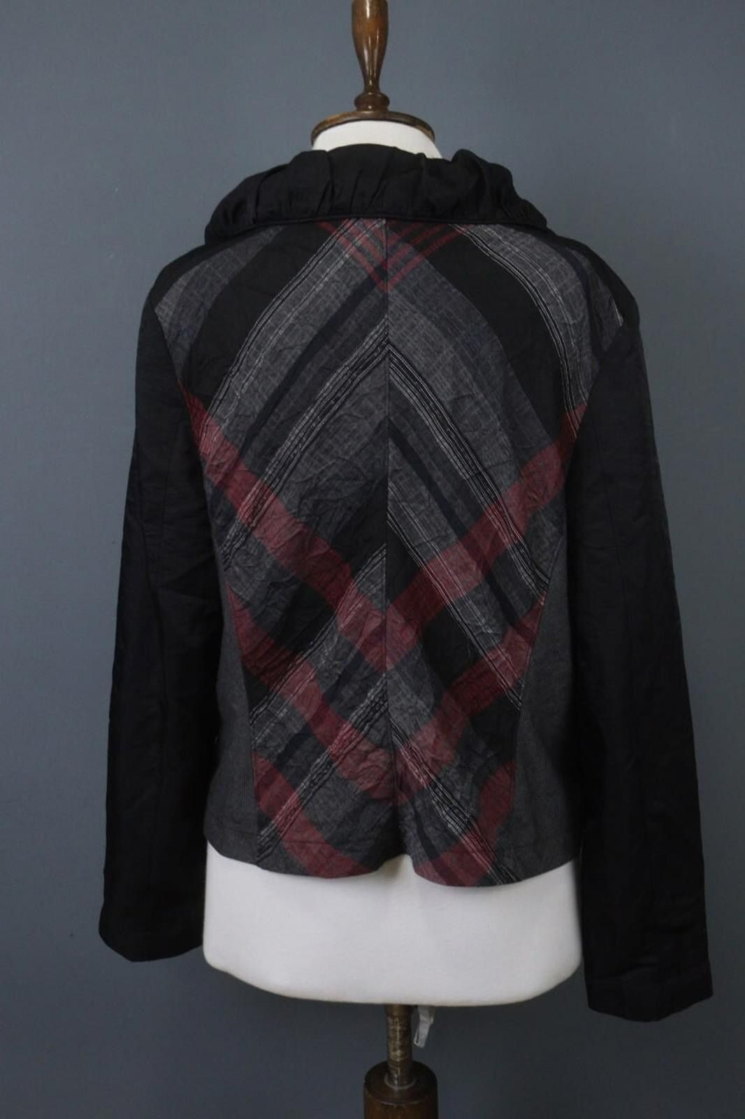 Allsaints AllSaints Multicolor Wool Notch Lapel Basic Jacket Size 10 Size L / US 10 / IT 46 - 10 Thumbnail