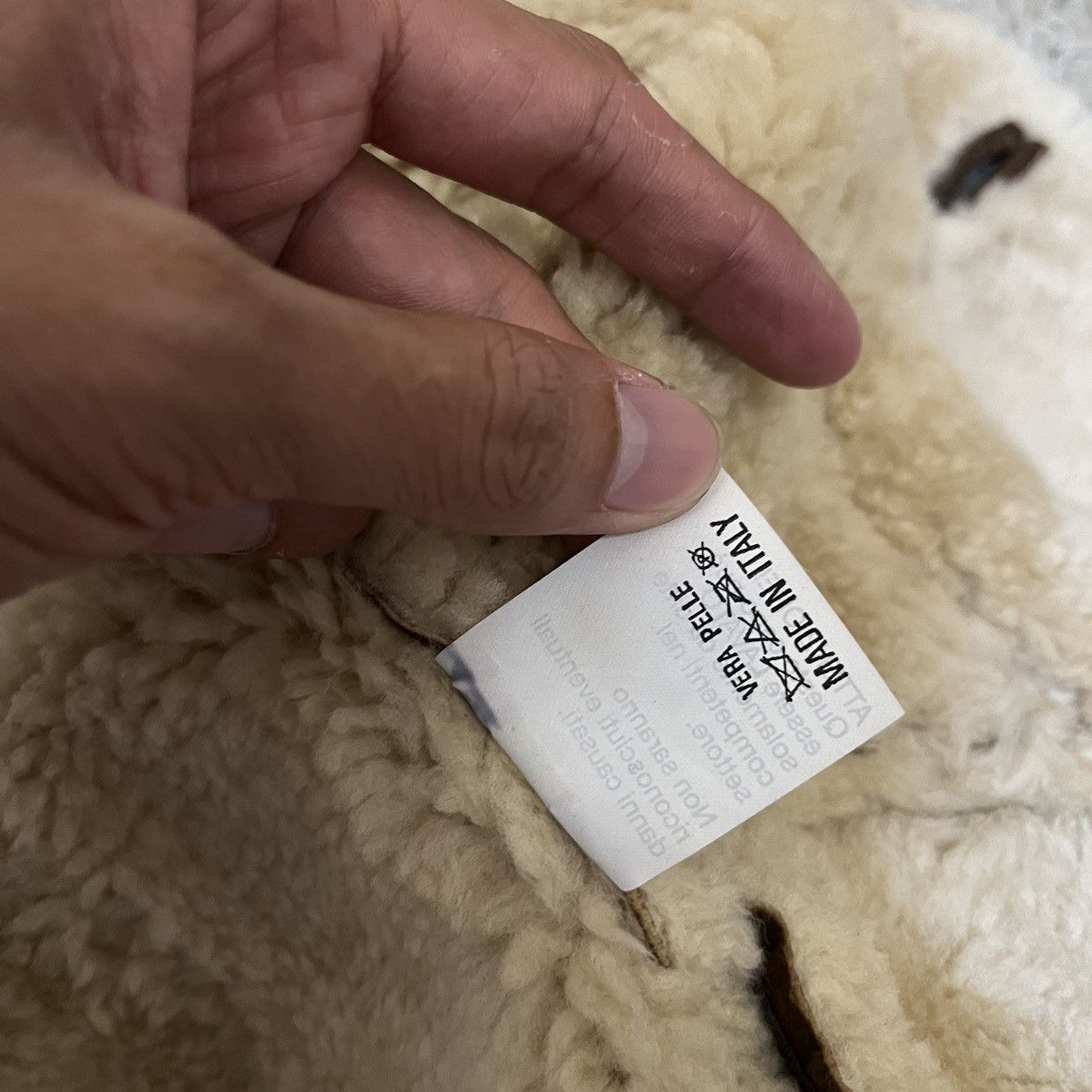 John Galliano 2000's John Galliano Shearling Sherpa Jacket Size S / US 4 / IT 40 - 6 Thumbnail