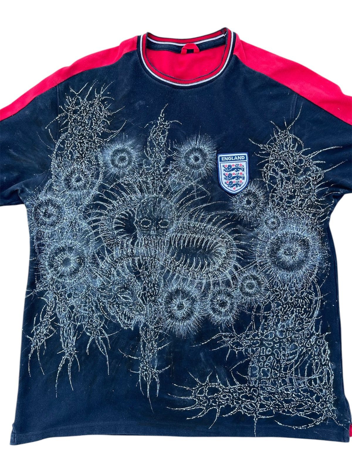 Ecko Unltd. Cyber neotribal dragon 1of1 custom skull england vintage tee Size US L / EU 52-54 / 3 - 2 Thumbnail