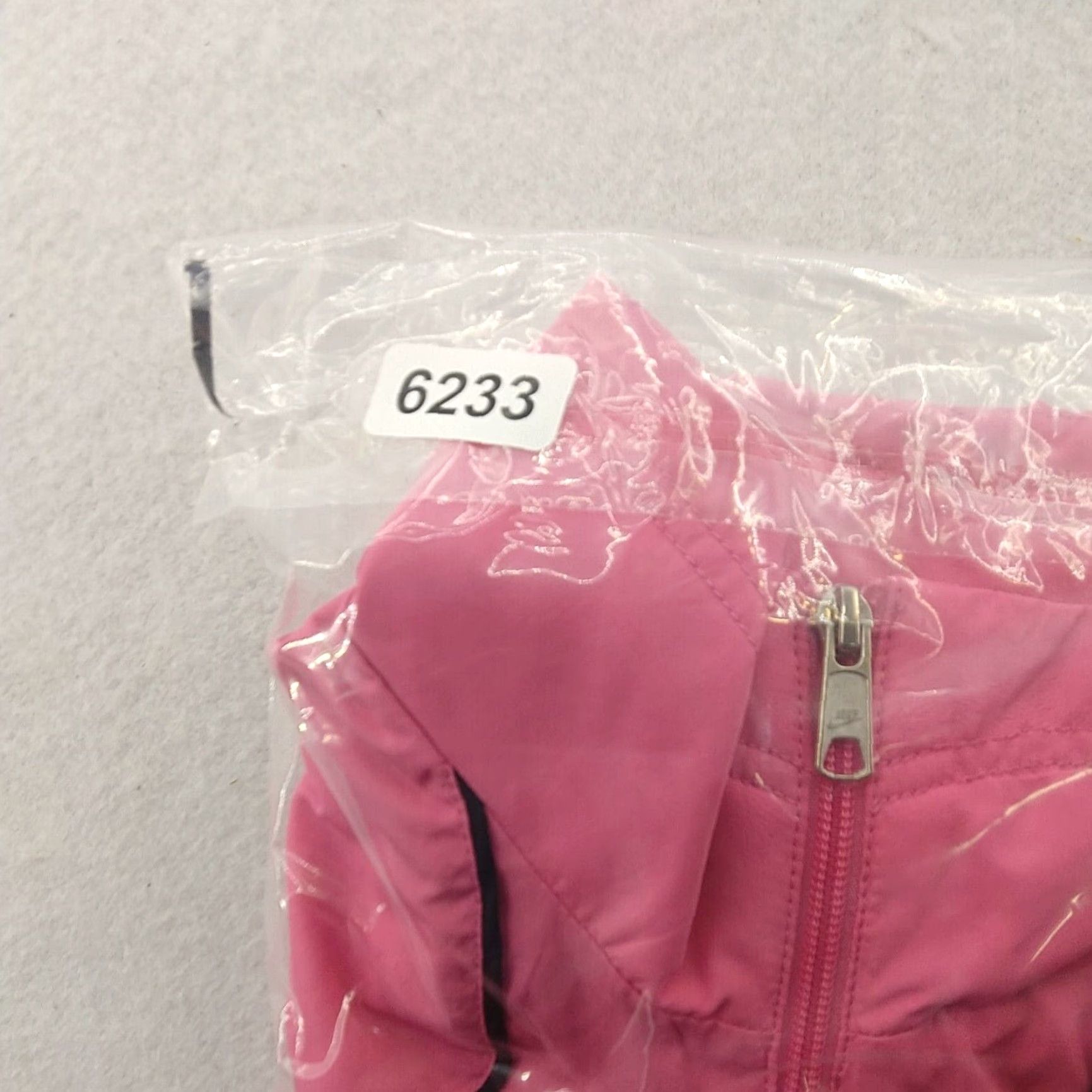 Nike VINTAGE Nike Windbreaker Womens L Pink Check 90s Full Zip Athletic Track Jacket Size L / US 10 / IT 46 - 8 Thumbnail