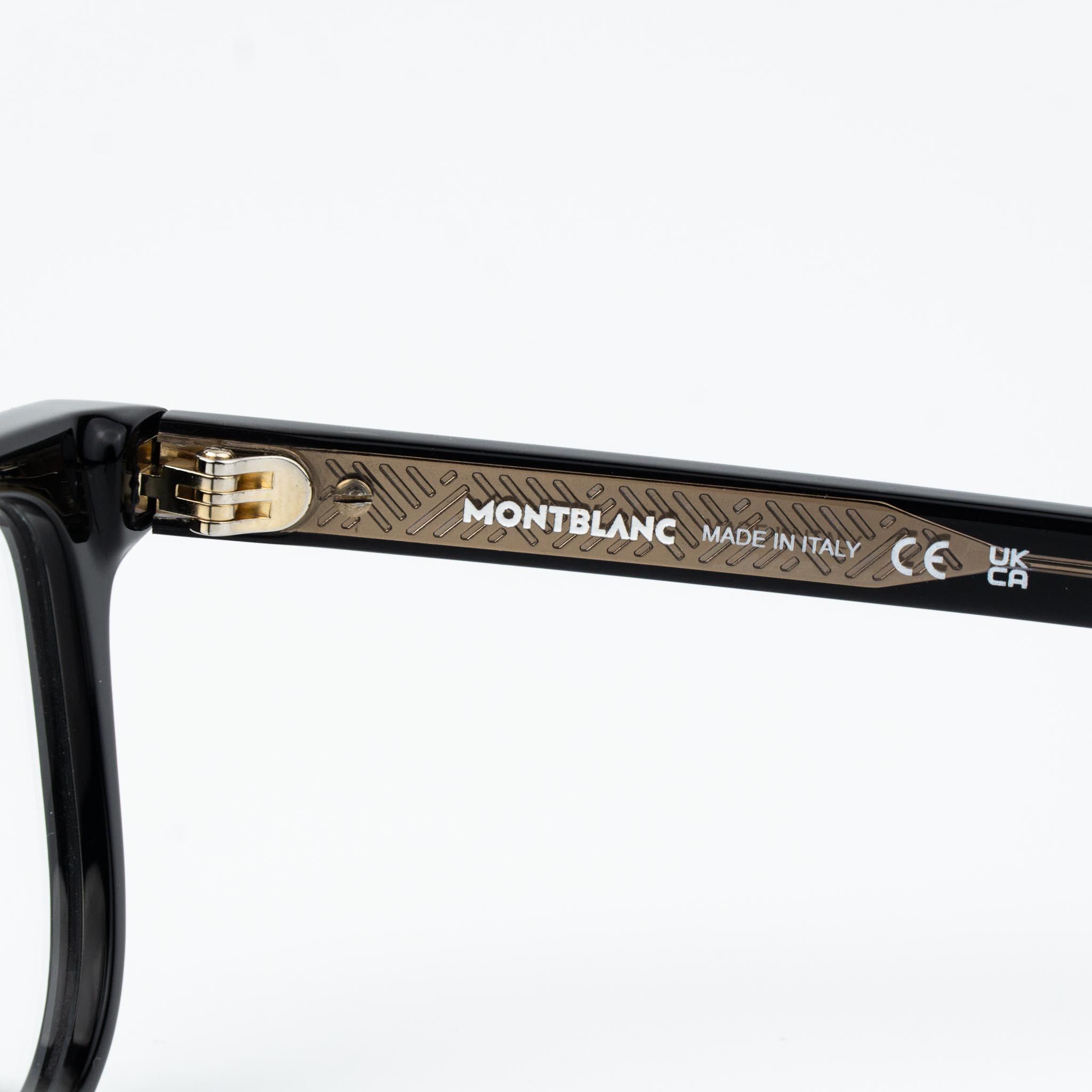 Montblanc Montblanc Men Eyeglasses Square MB0256O 001 NEW AUTHENTIC Size ONE SIZE - 7 Thumbnail