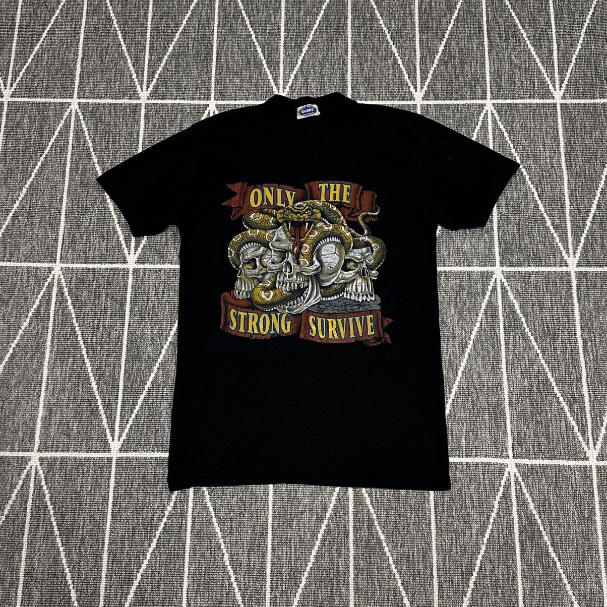 Vintage onmy the strong survive vintage tee 80s 90s Size US M / EU 48-50 / 2 - 1 Thumbnail