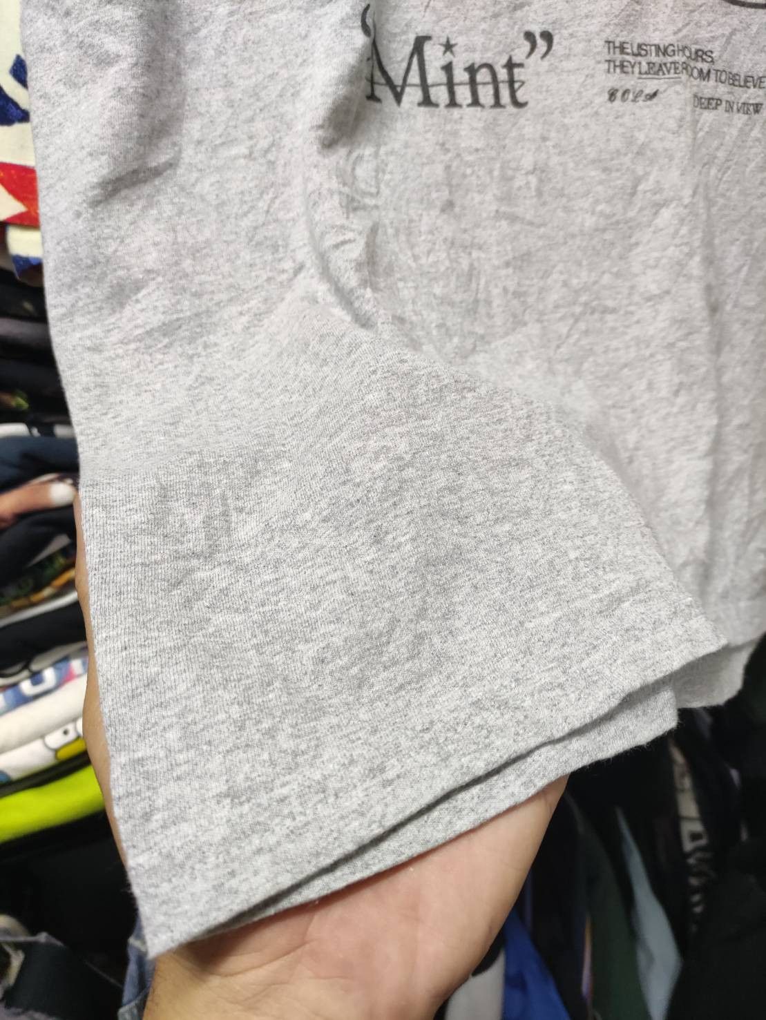 Band Tees Cola " Mint " Album Deep in View Single Promo T-Shirt Size US XL / EU 56 / 4 - 7 Thumbnail