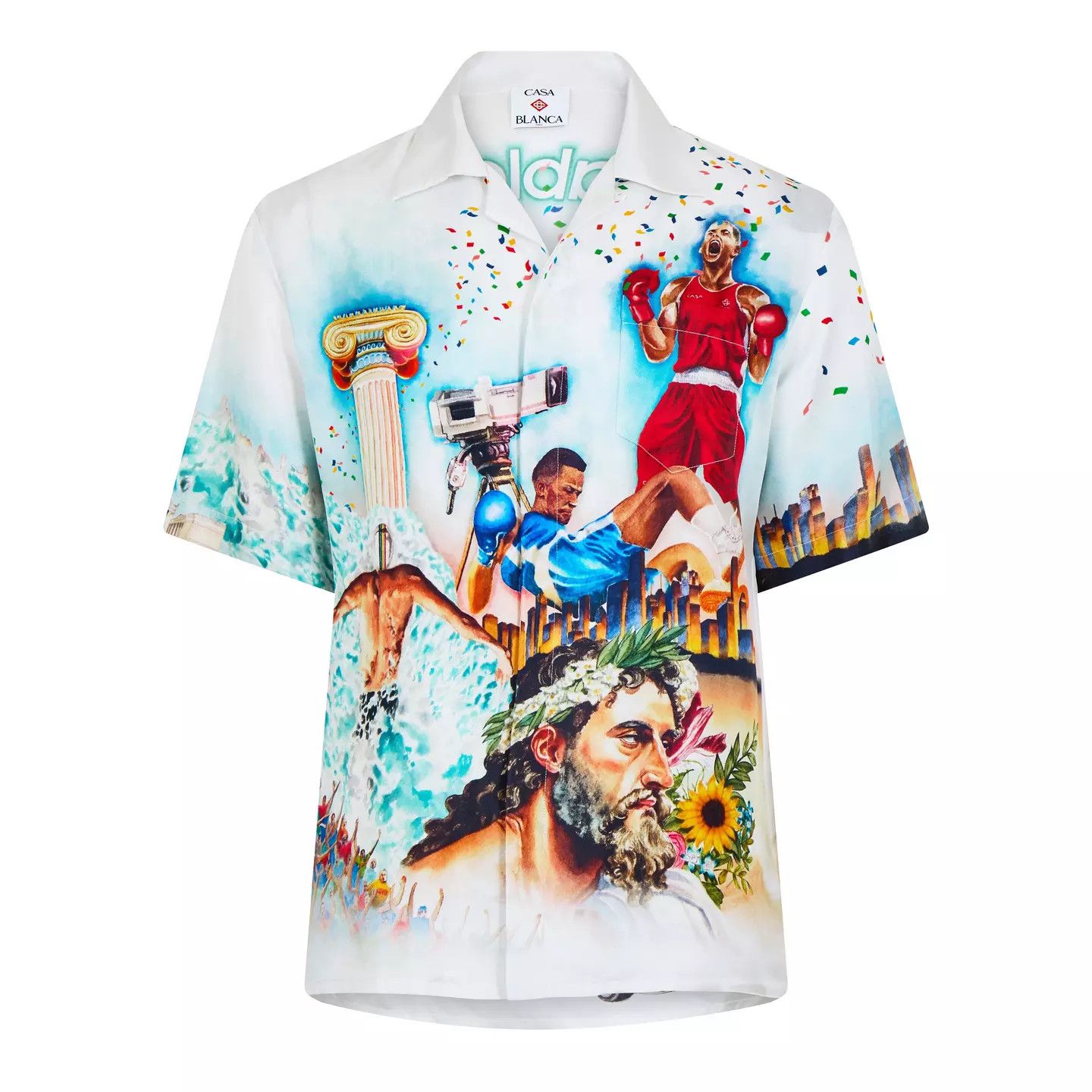 Casablanca o1g2r1mq0426 Celebration Shirt in Multicolor Size US M / EU 48-50 / 2 - 1 Thumbnail