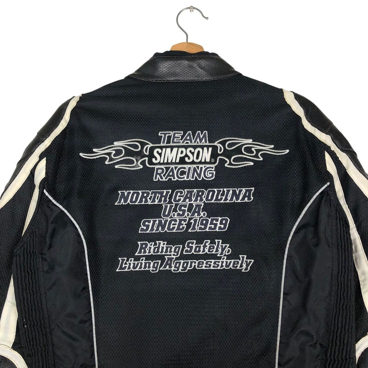 Japanese Brand 🔥VINTAGE SIMPSON RACING NORTH CAROLINA USA SINCE 1959 Size US L / EU 52-54 / 3 - 9 Thumbnail