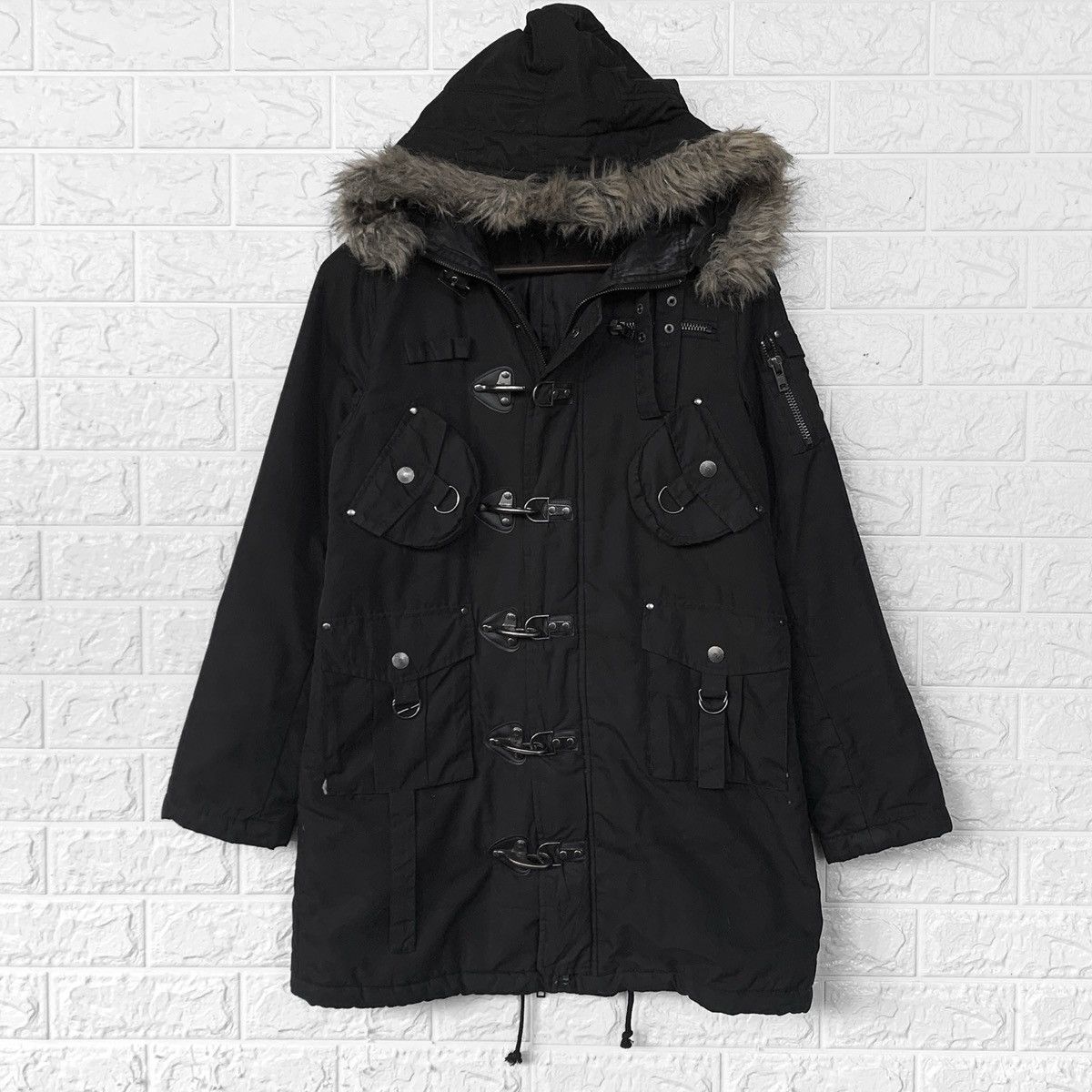 If Six Was Nine FUR HOODIE CE 2 JAPAN MILITARY JACKET Size US S / EU 44-46 / 1 - 2 Thumbnail