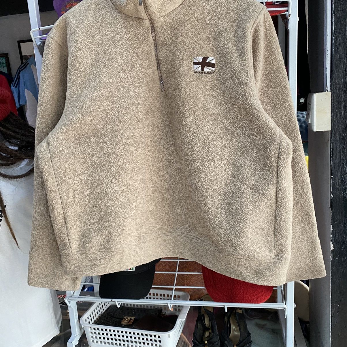 Burberry Vintage half zip fleece Burberry London Flag Logo Size US M / EU 48-50 / 2 - 4 Thumbnail